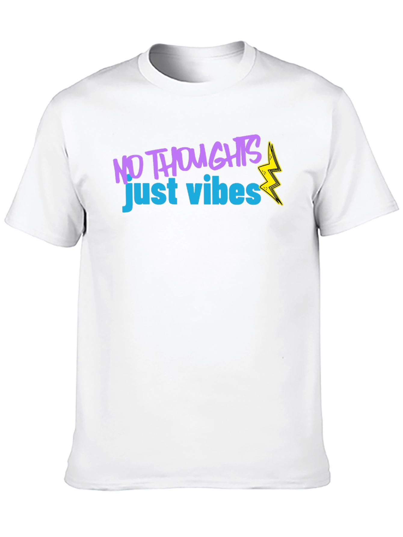 No Thoughts Just Vibes Graphic T-Shirt