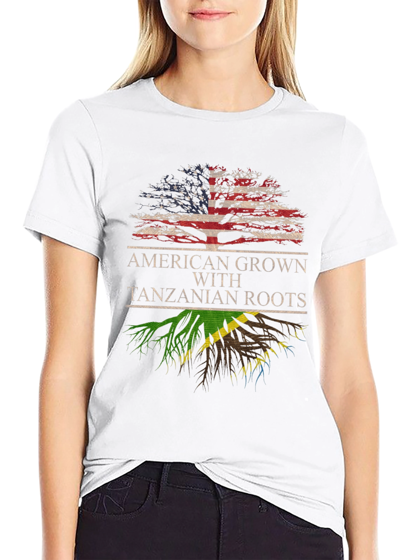 American Grown with Tanzanian Roots T-Shirt