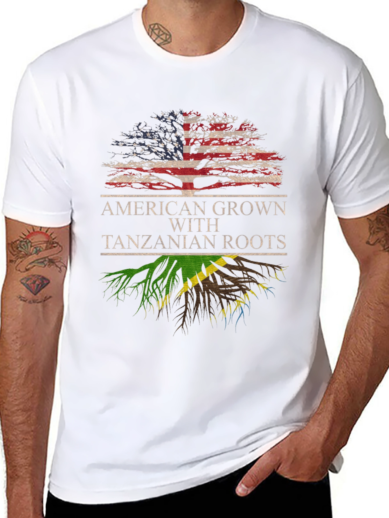 American Grown with Tanzanian Roots T-Shirt