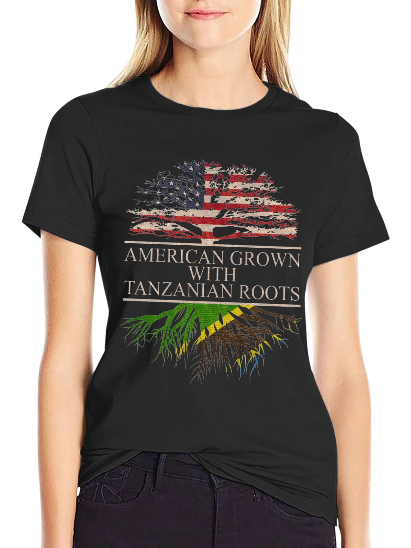 American Grown with Tanzanian Roots T-Shirt