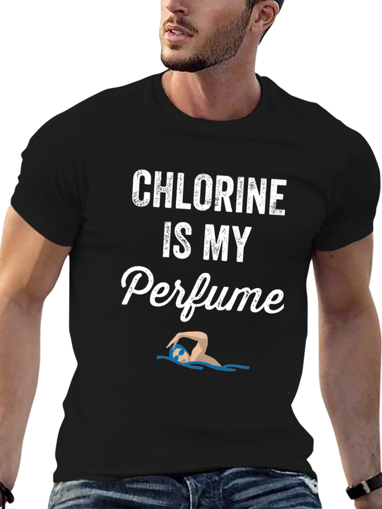 Chlorine Is My Perfume Swimmer T-Shirt