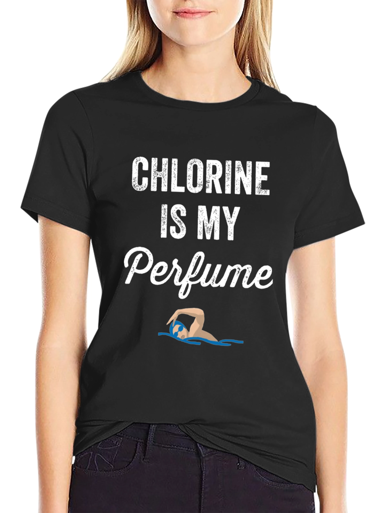 Chlorine Is My Perfume Swimmer T-Shirt