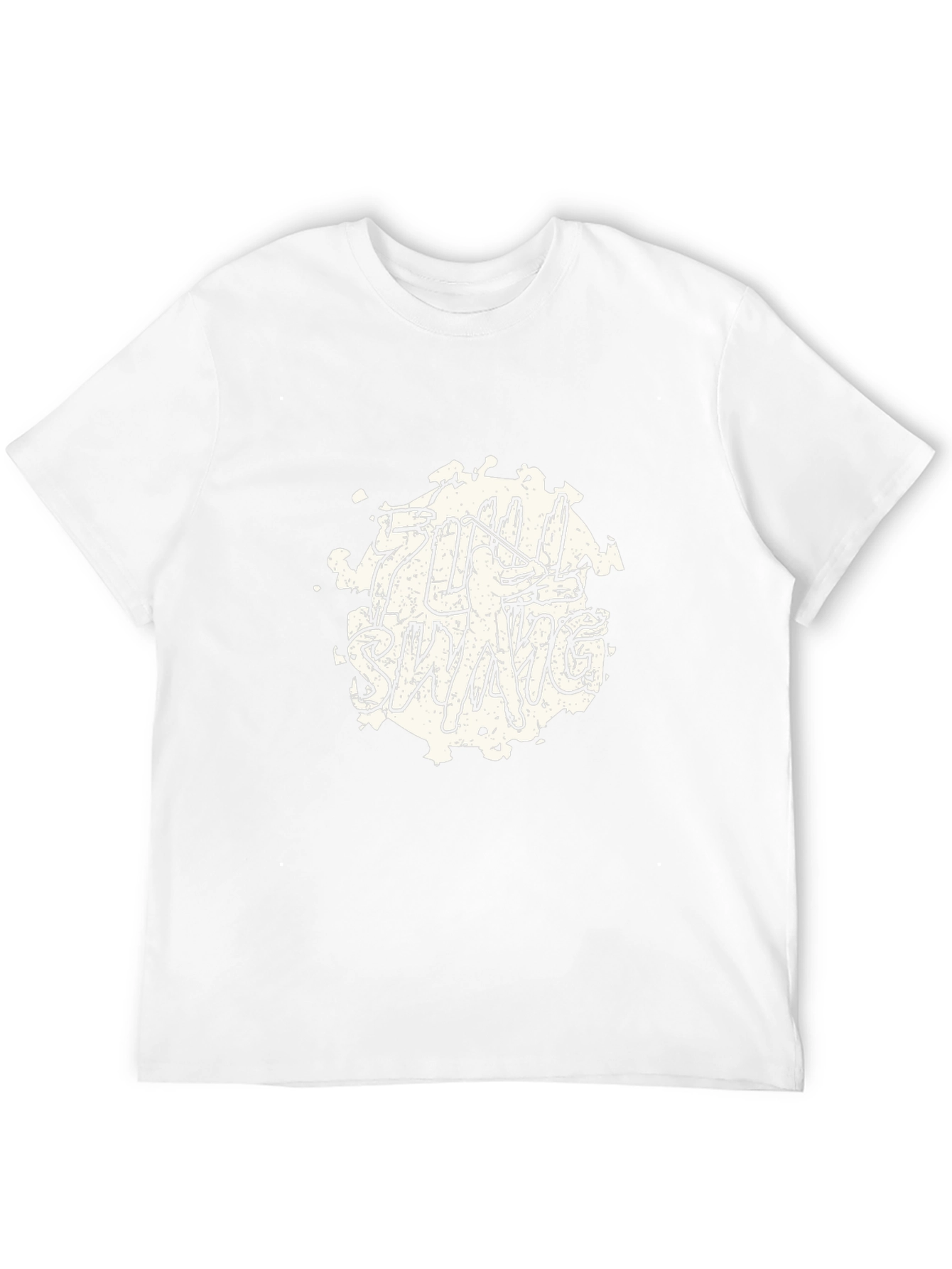 Full Swing Golf Graphic T-Shirt - Black Cotton Tee