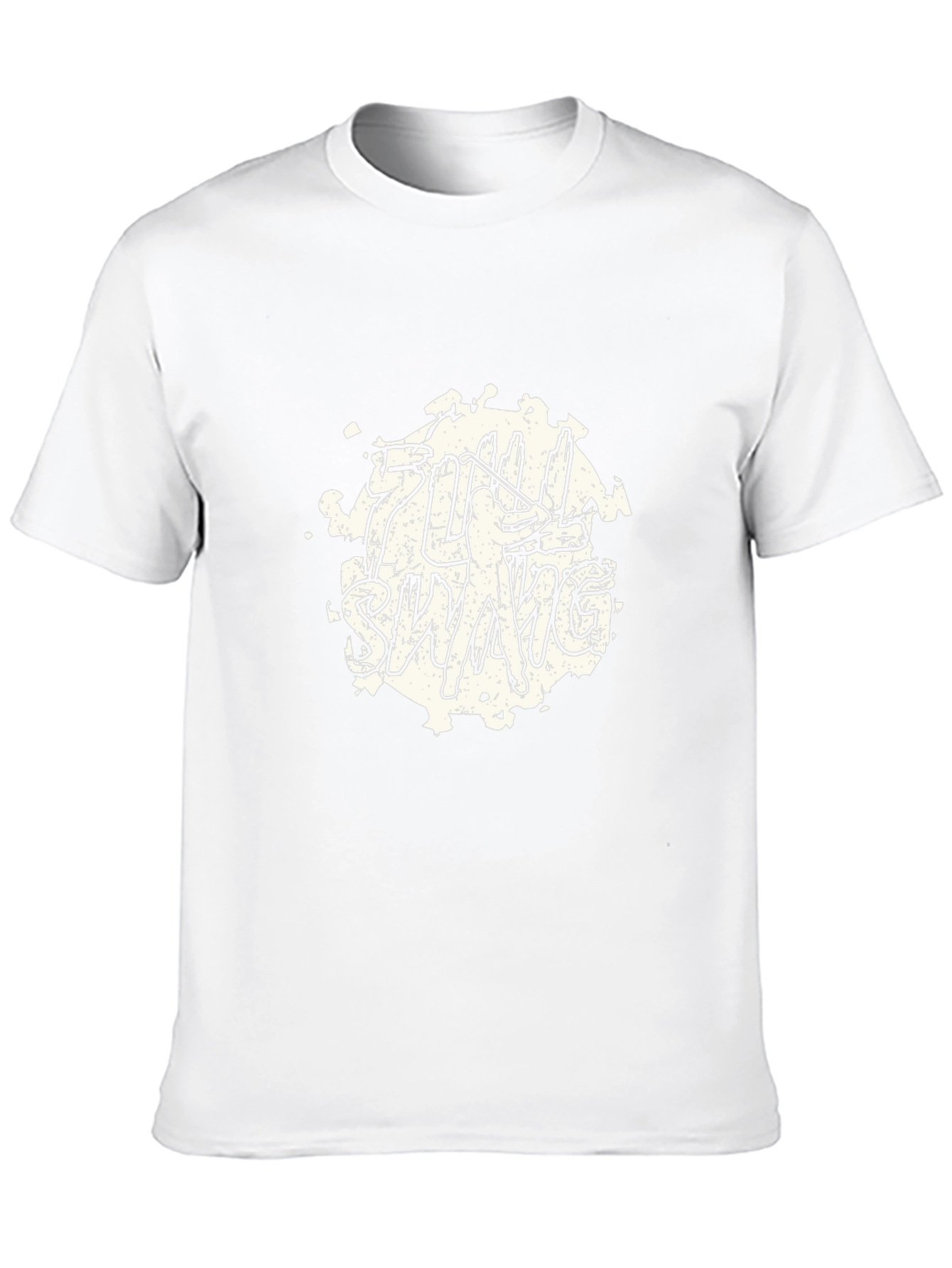 Full Swing Golf Graphic T-Shirt - Black Cotton Tee