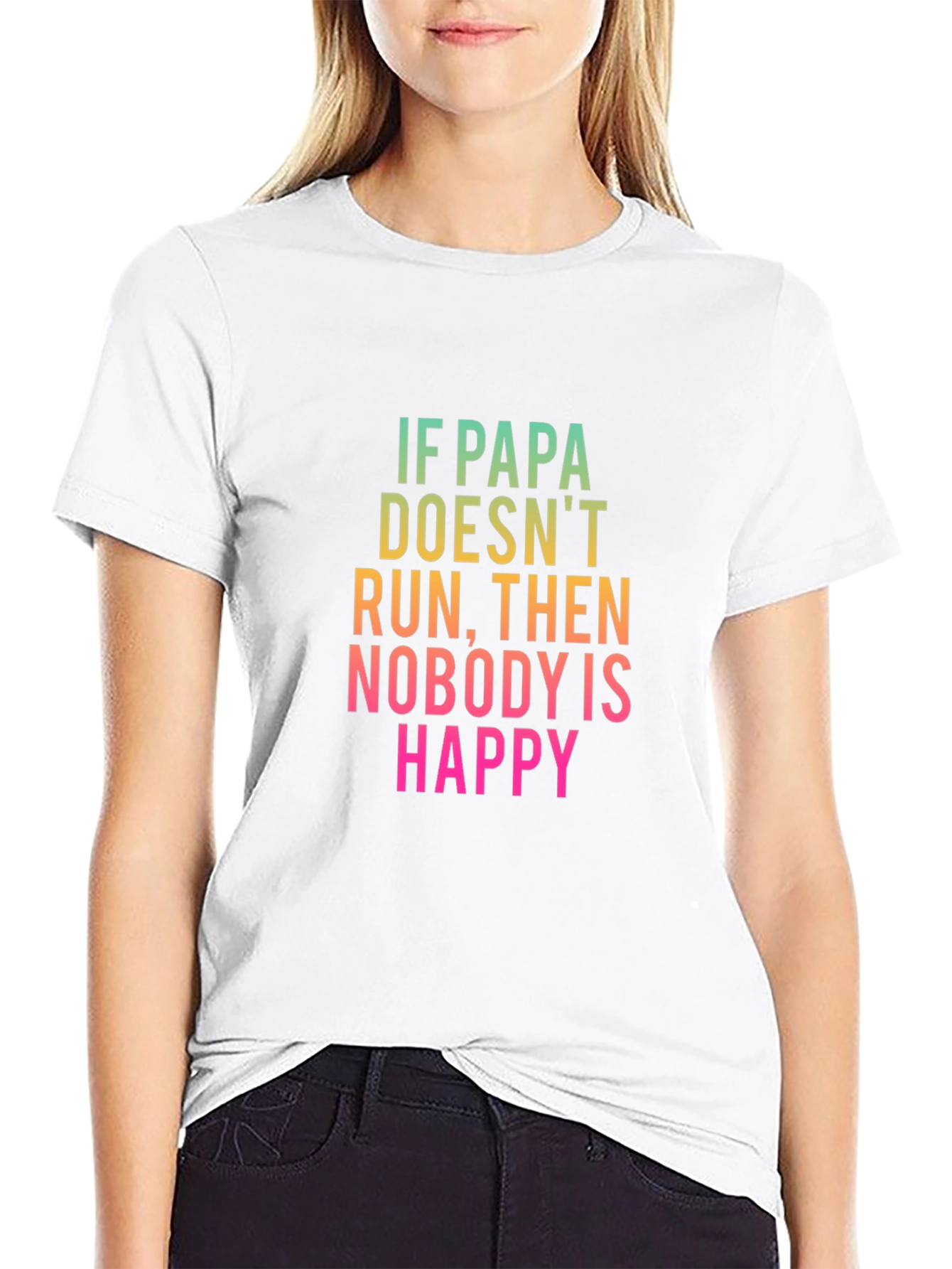 Papa Run T-Shirt - Funny Dad Tee