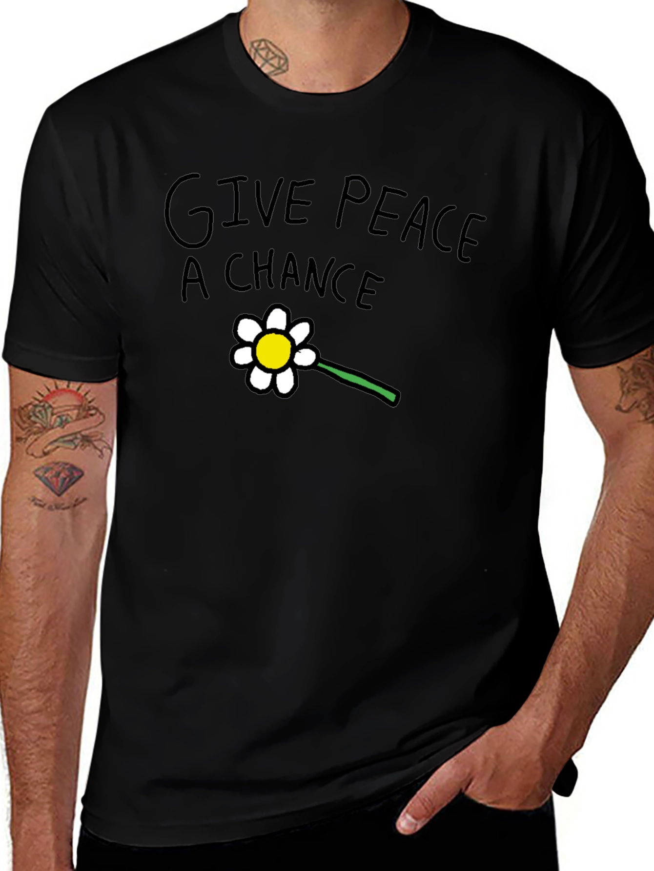 Give Peace A Chance Graphic T-Shirt