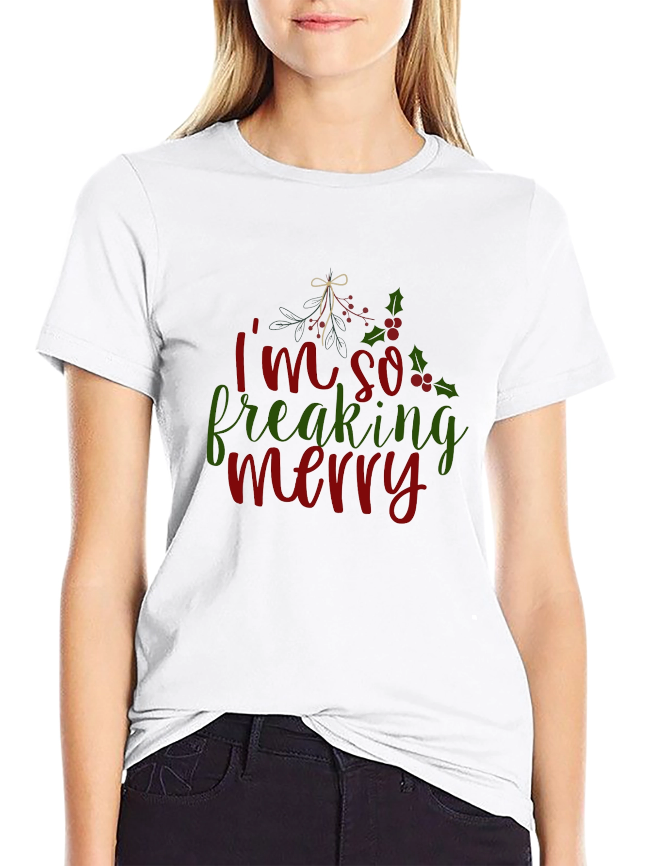 Im So Freaking Merry Christmas Holiday T-Shirt