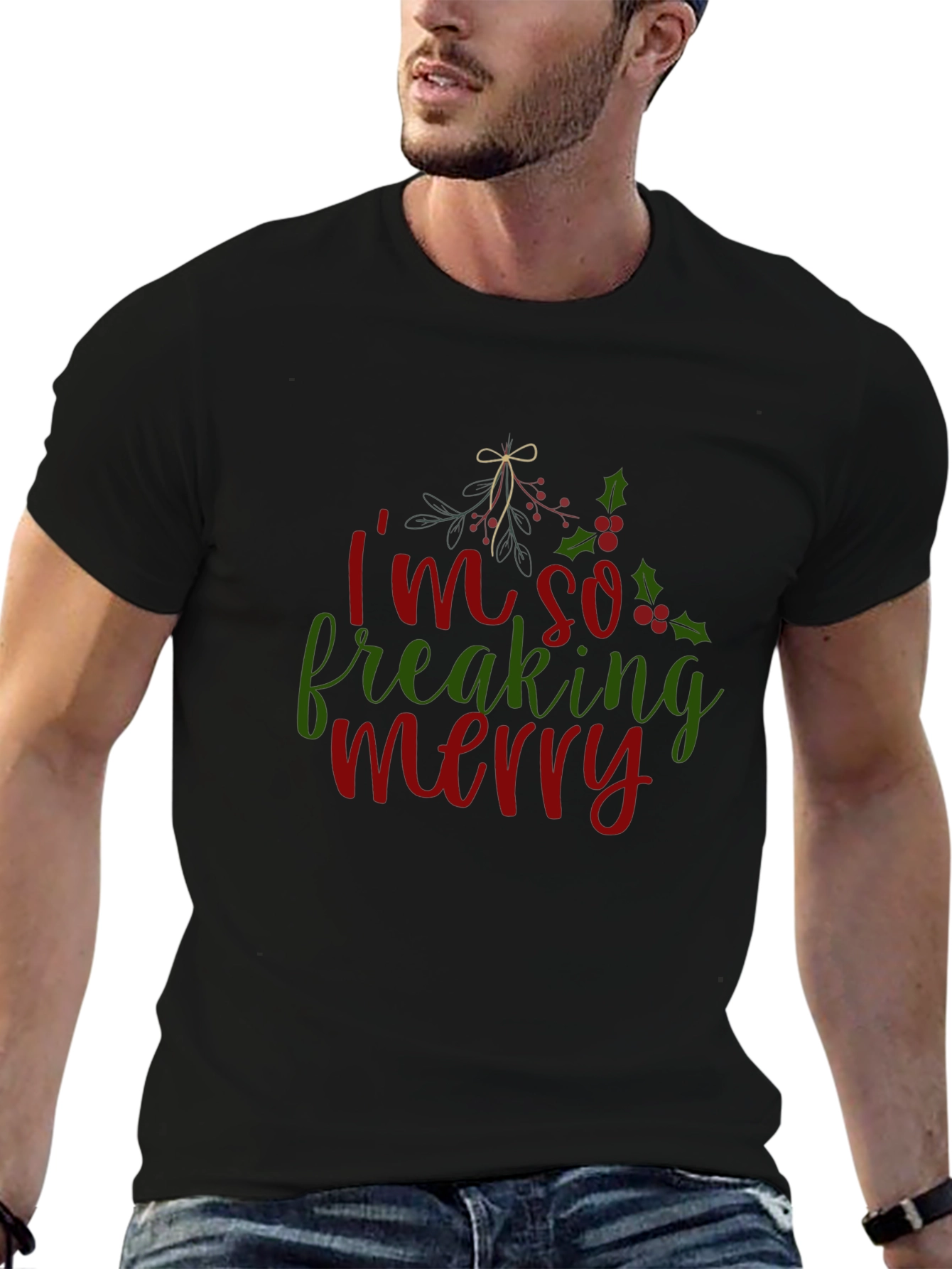 Im So Freaking Merry Christmas Holiday T-Shirt