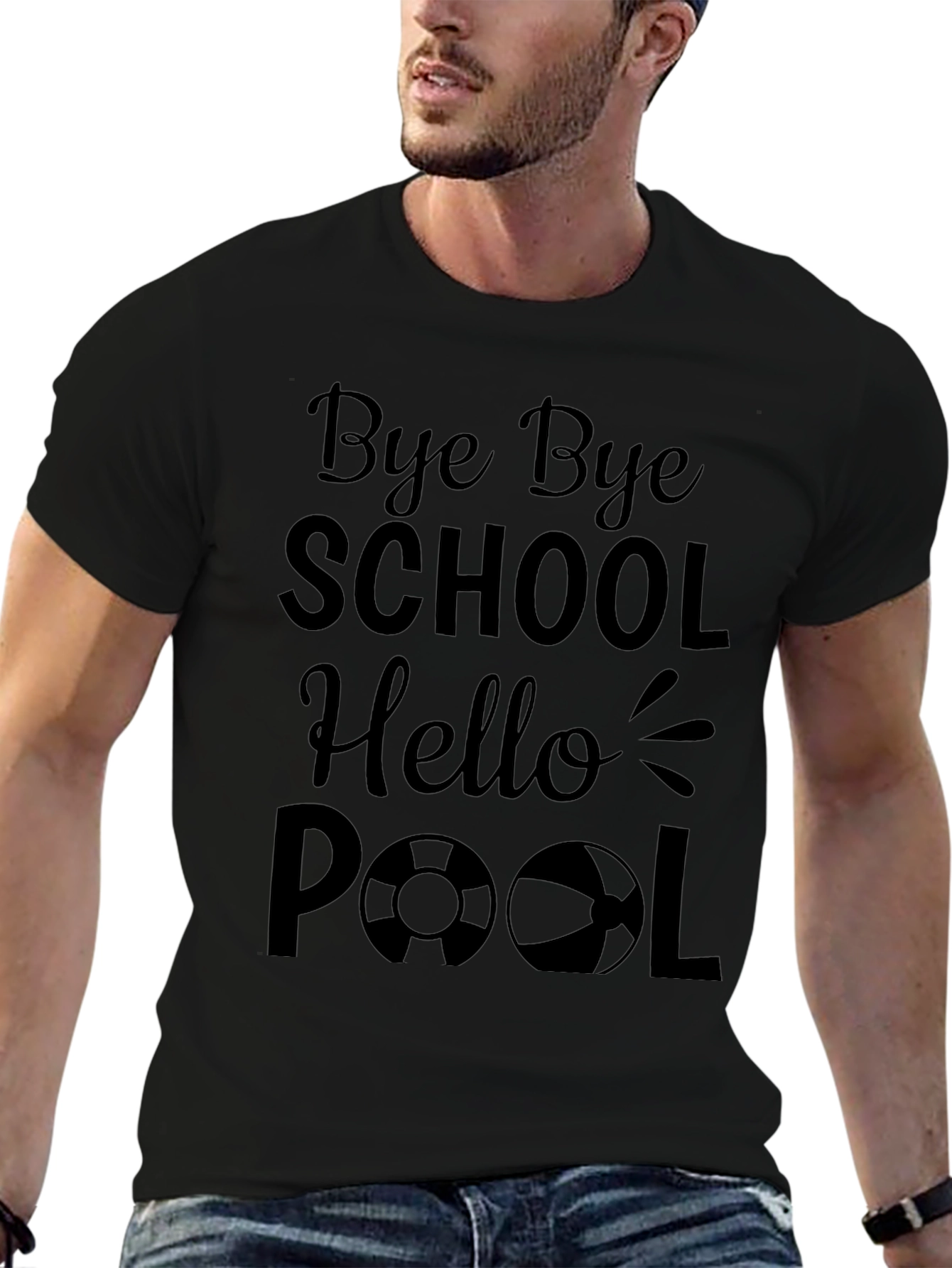 Bye Bye School Hello Pool Summer T-Shirt