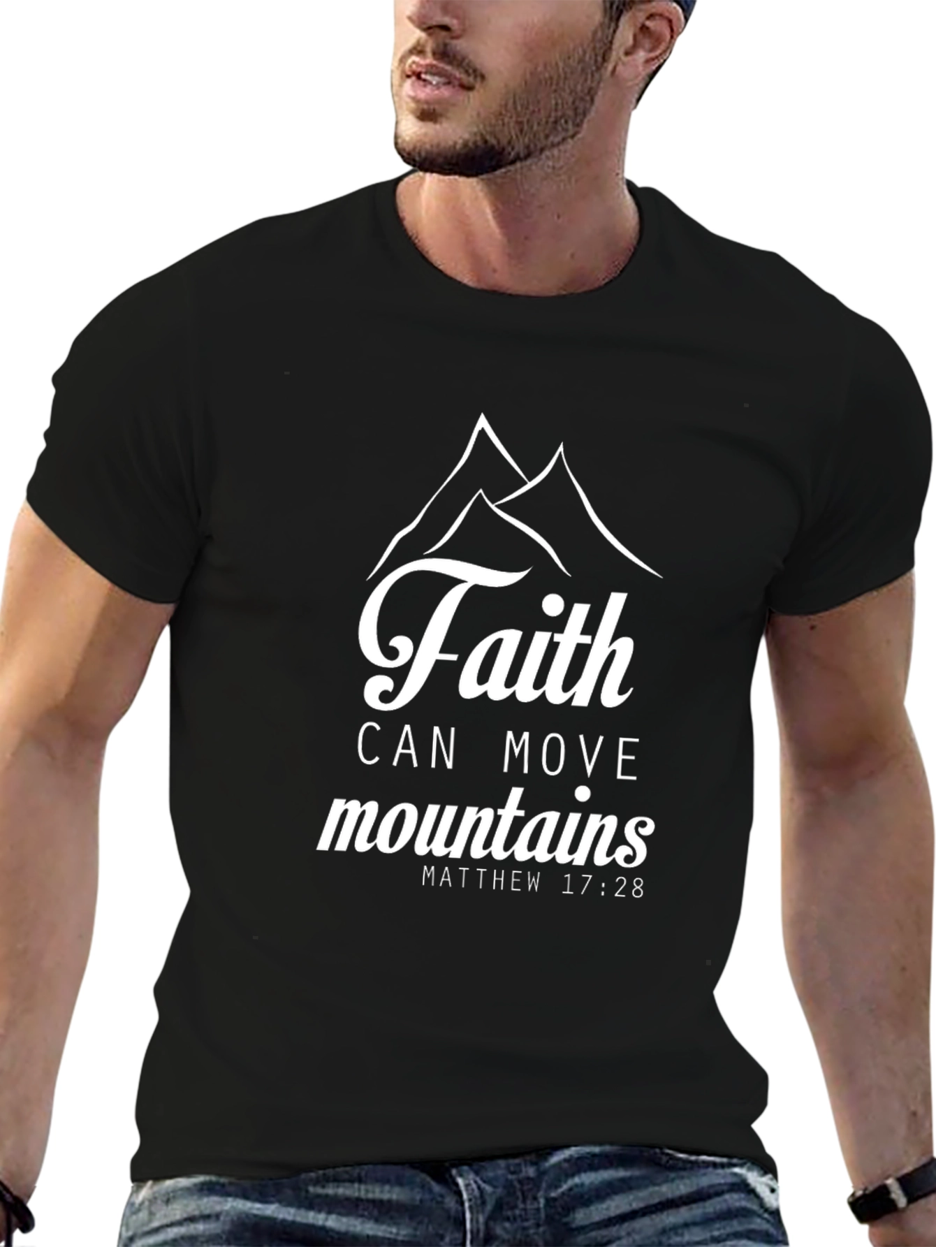 Faith Can Move Mountains Graphic T-Shirt