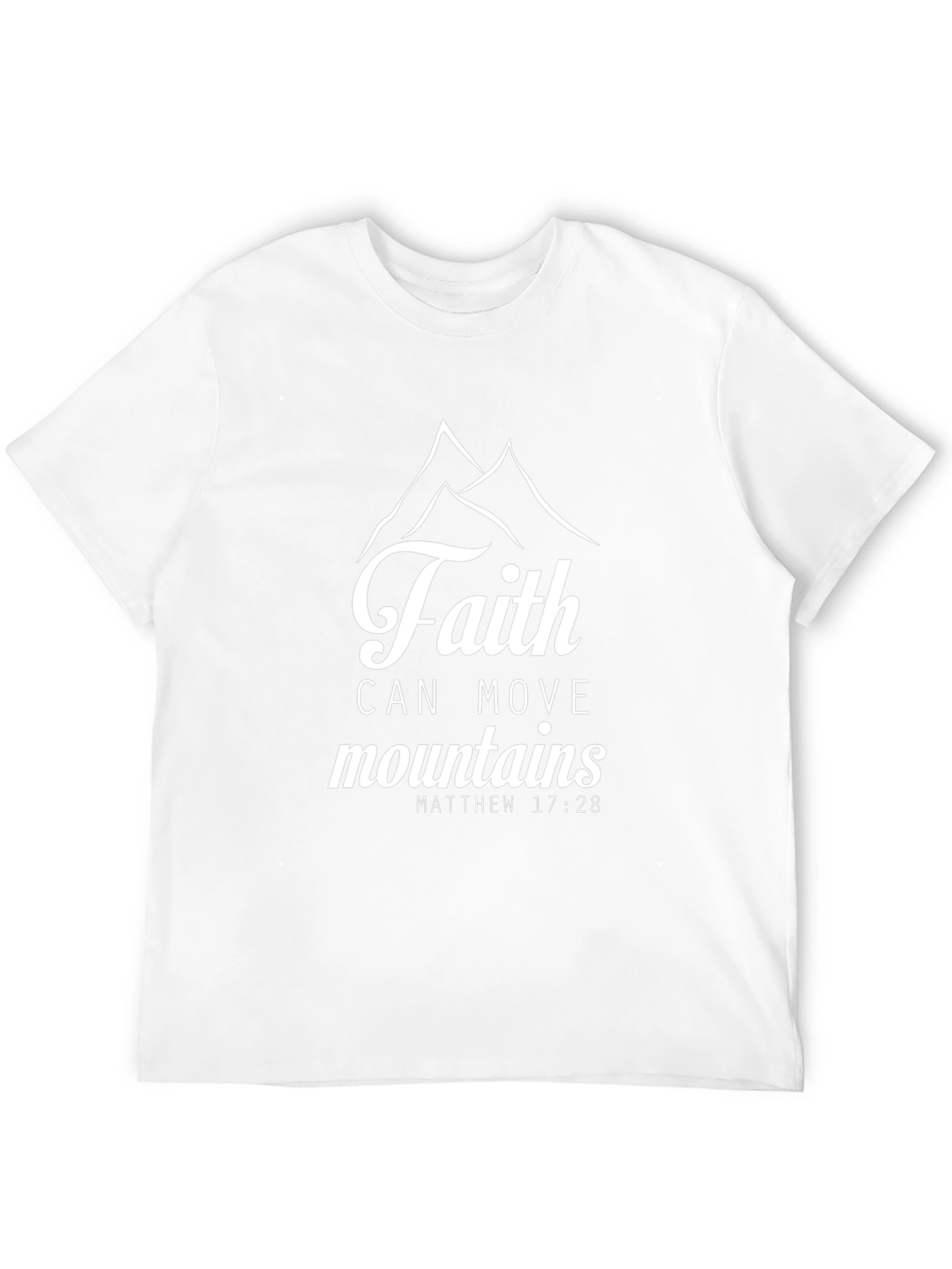 Faith Can Move Mountains Graphic T-Shirt