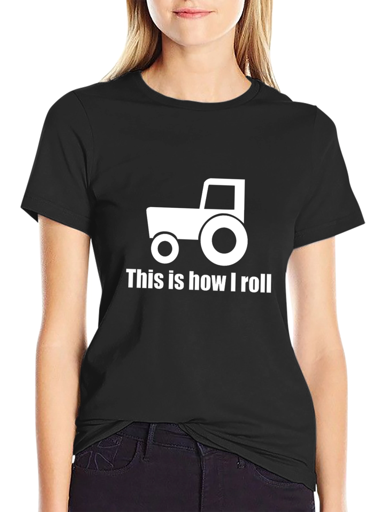 This is How I Roll Tractor Graphic T-Shirt
