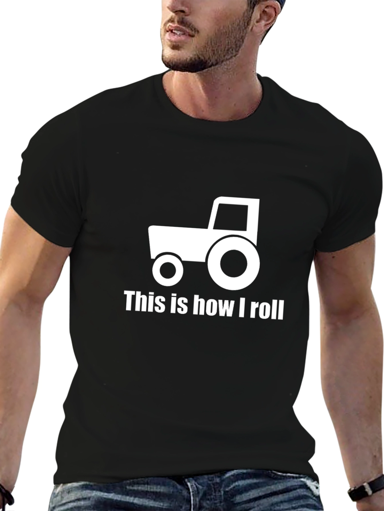 This is How I Roll Tractor Graphic T-Shirt