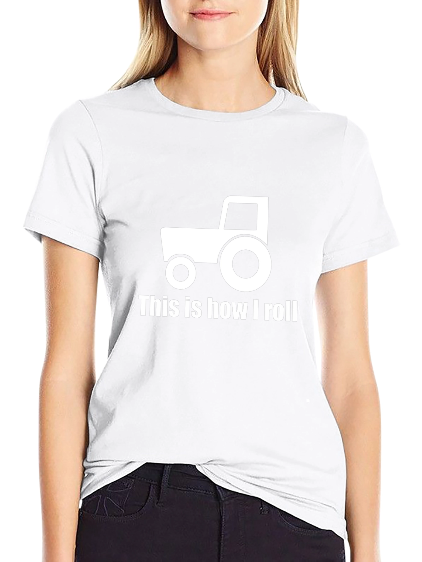 This is How I Roll Tractor Graphic T-Shirt