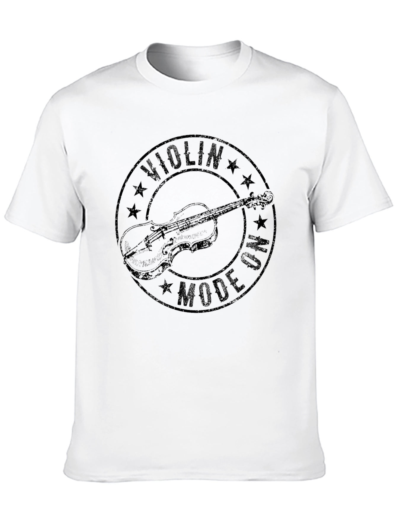 Violin Mode On Graphic T-Shirt