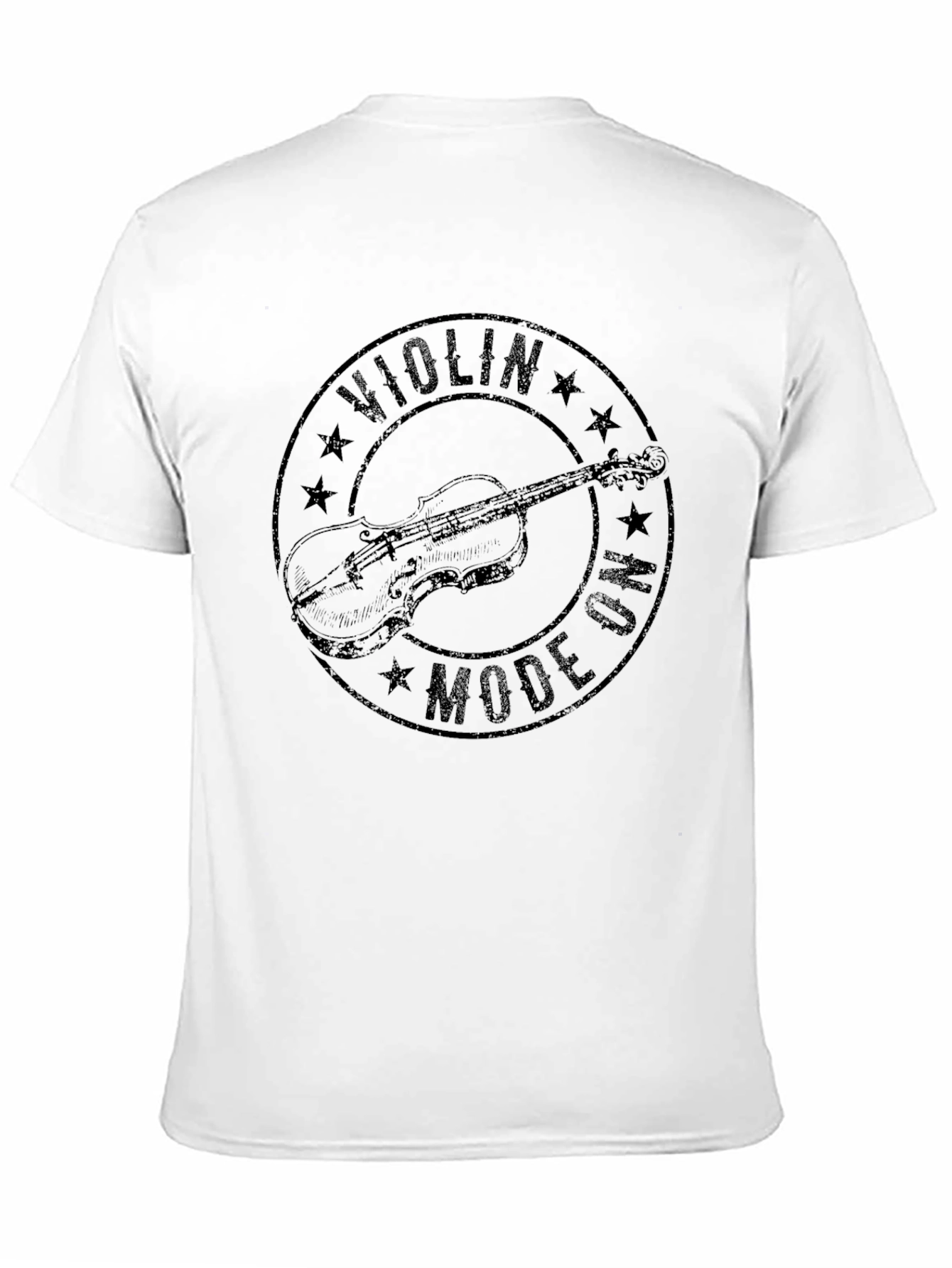Violin Mode On Graphic T-Shirt