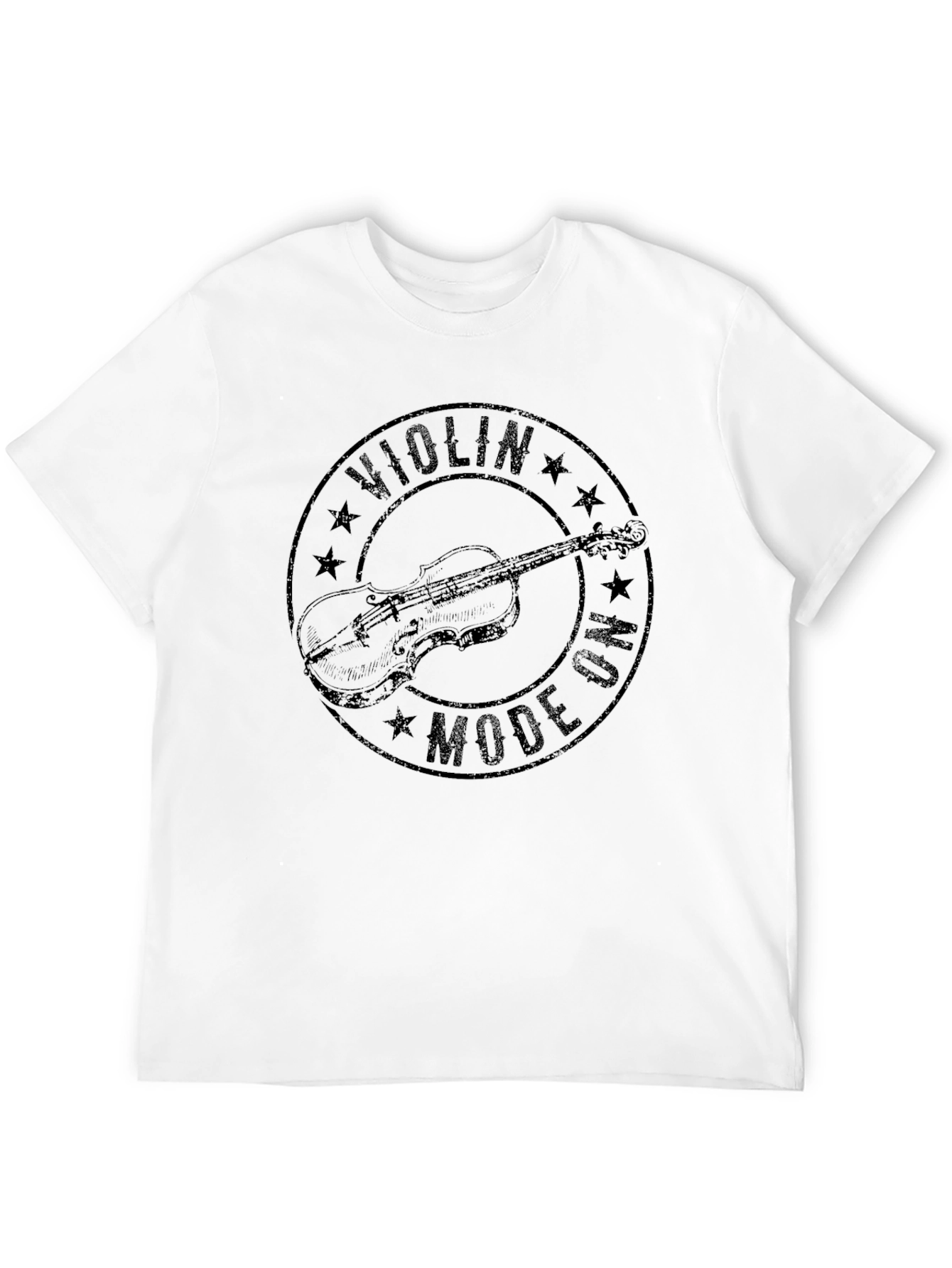 Violin Mode On Graphic T-Shirt