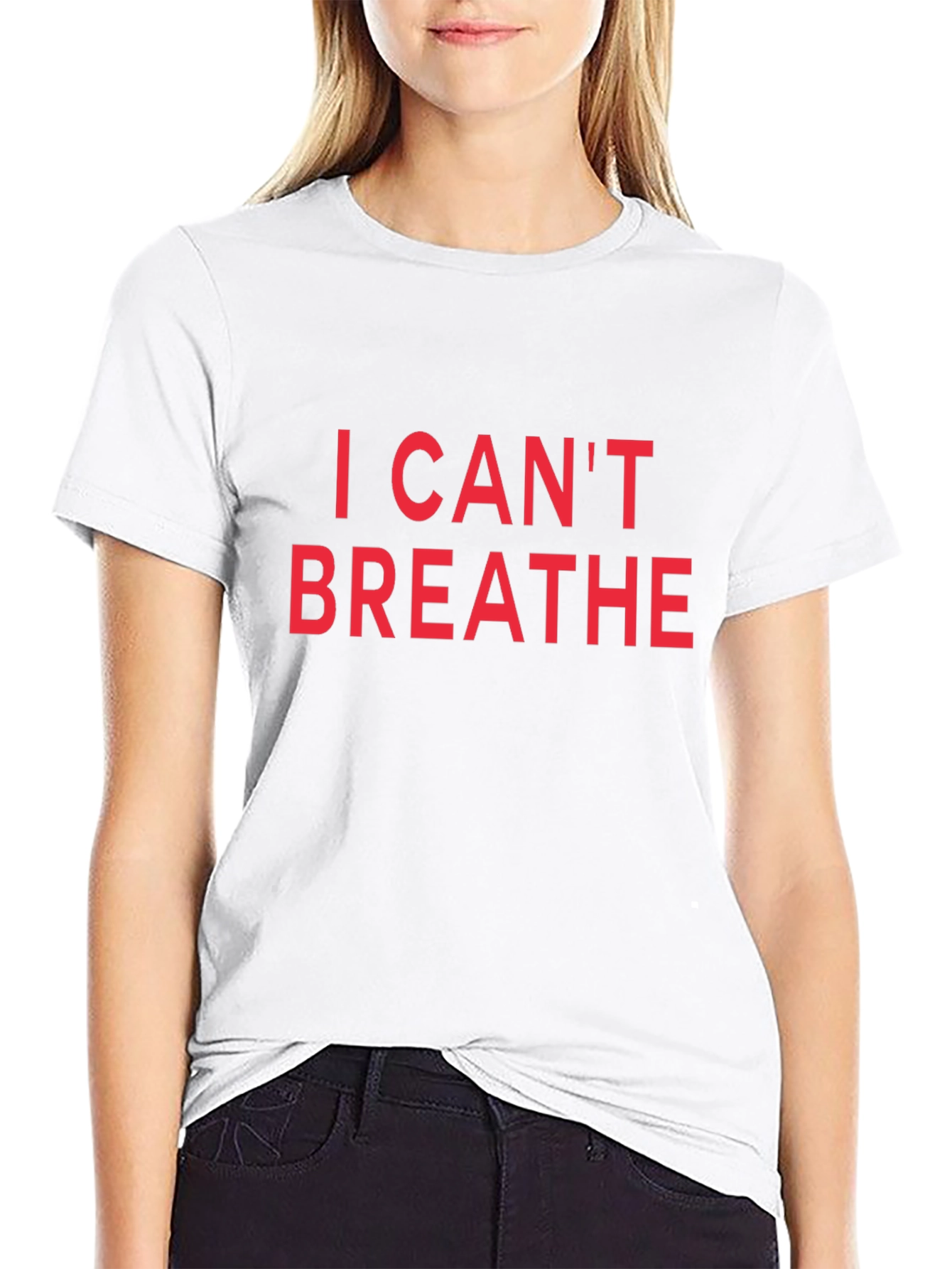 I Cant Breathe Graphic Tee - Black