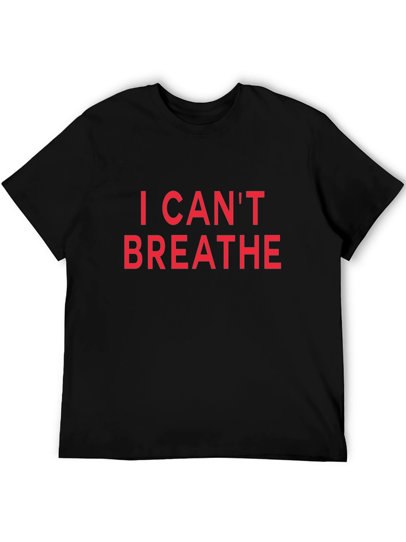 I Cant Breathe Graphic Tee - Black