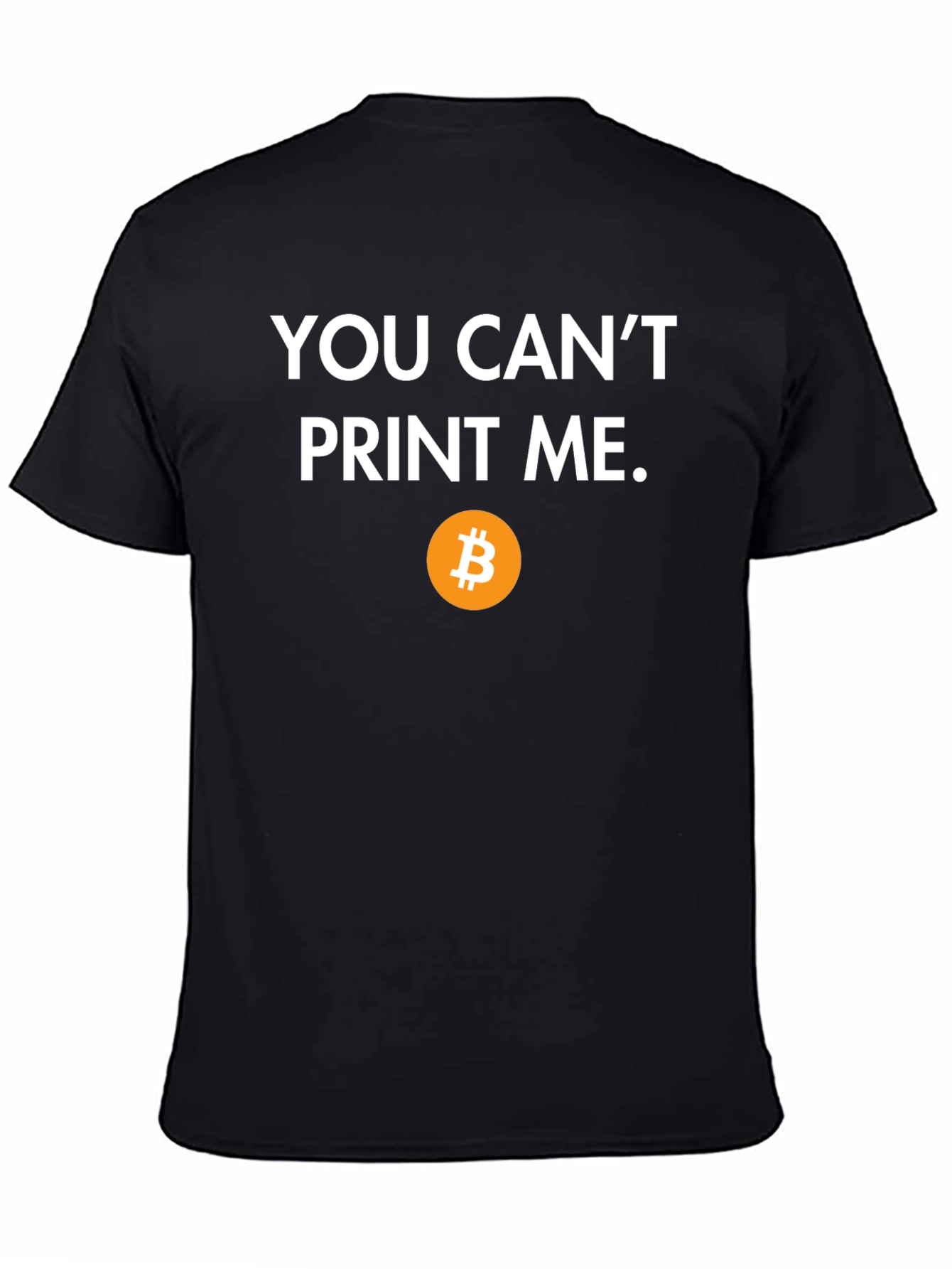 Bitcoin T-Shirt: You Cant Print Me - Crypto Tee