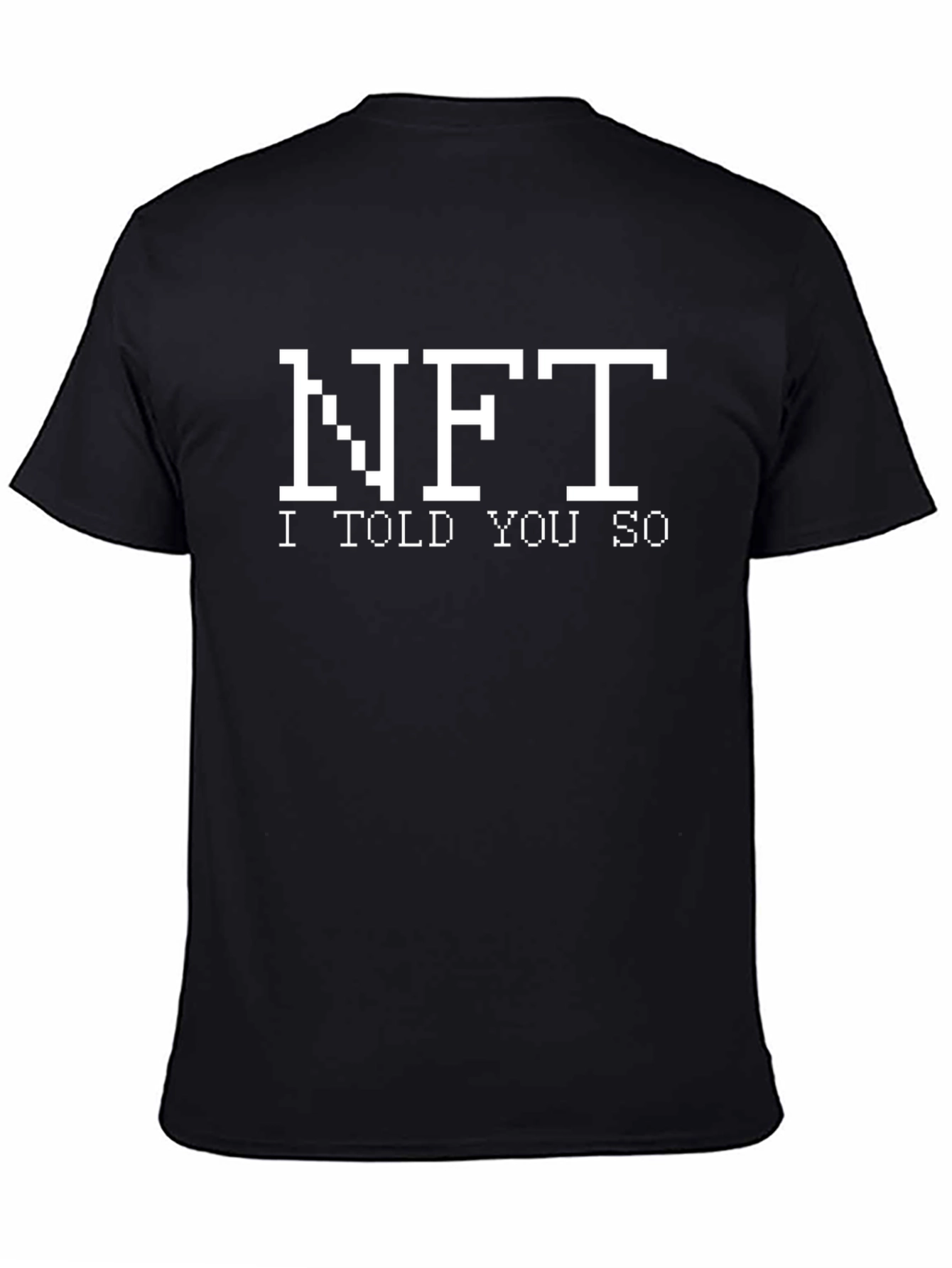 NFT I Told You So Graphic Tee - Black