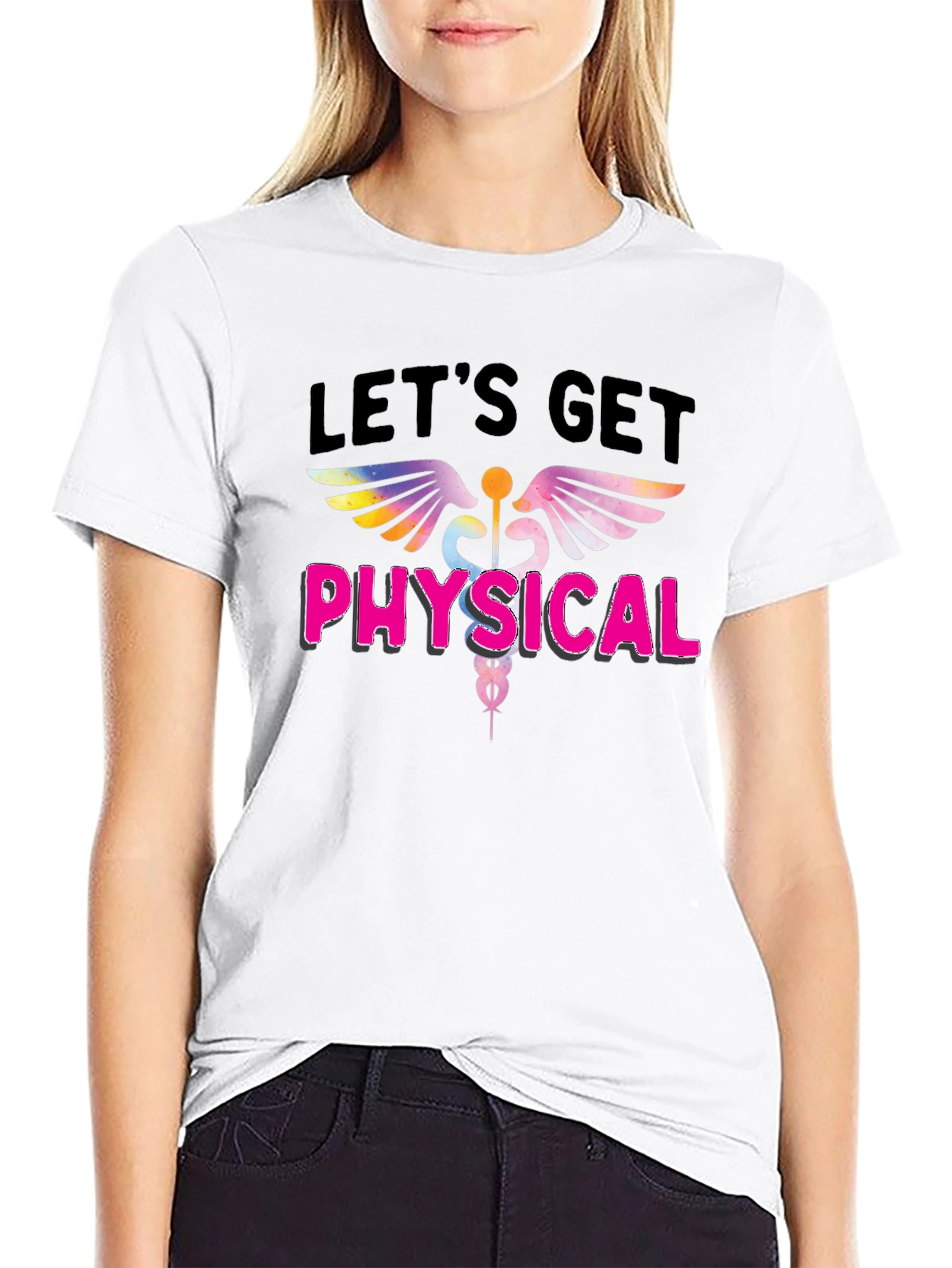 Lets Get Physical Graphic T-Shirt