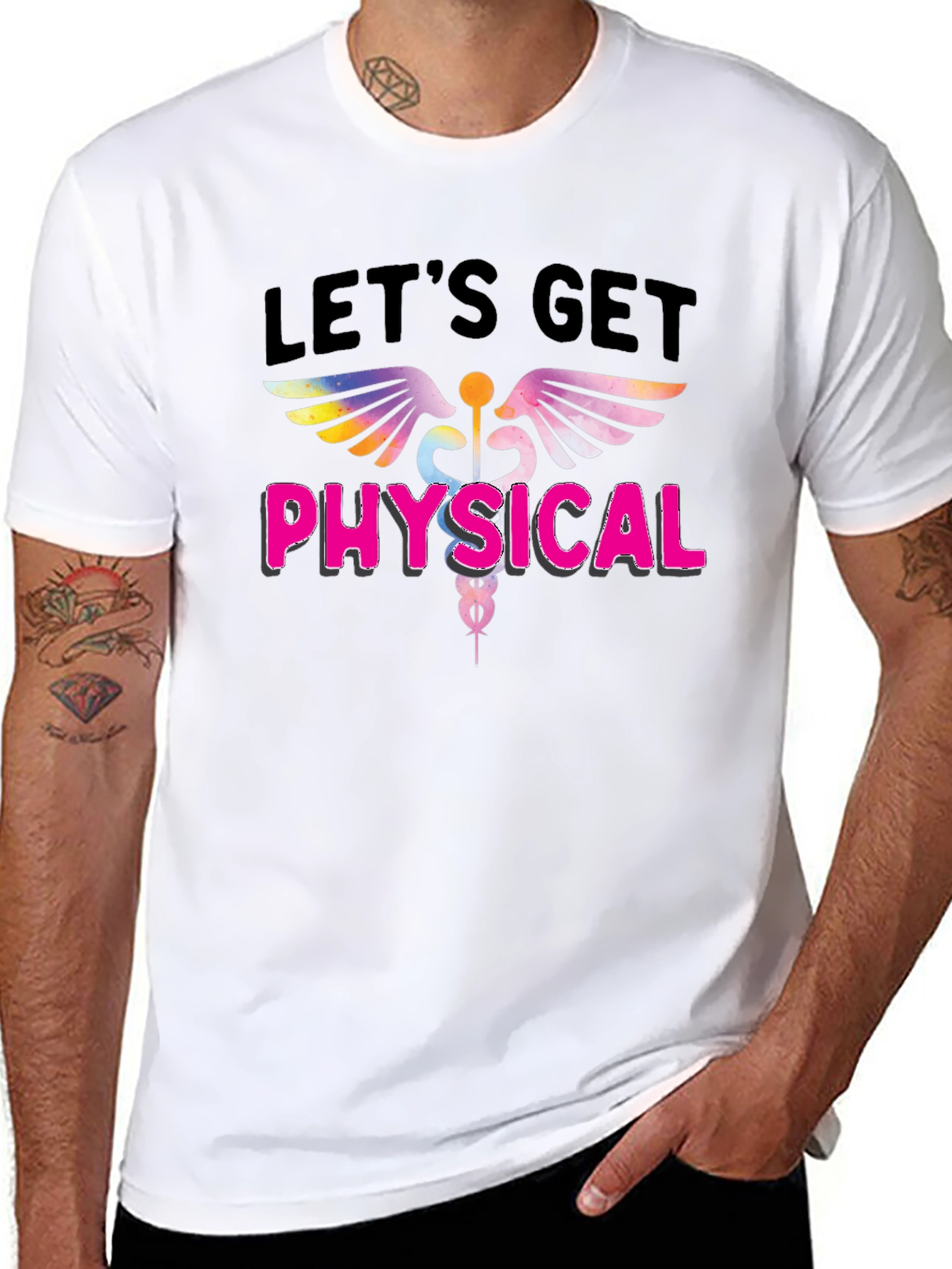 Lets Get Physical Graphic T-Shirt