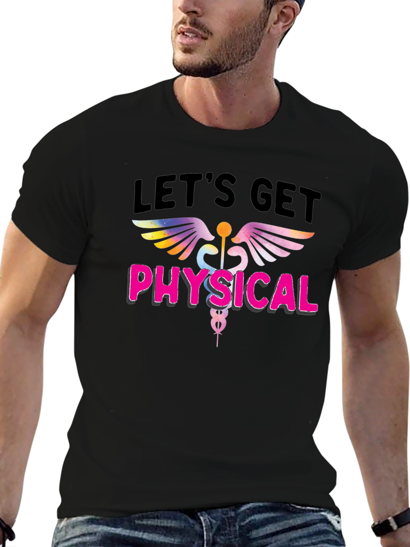 Lets Get Physical Graphic T-Shirt