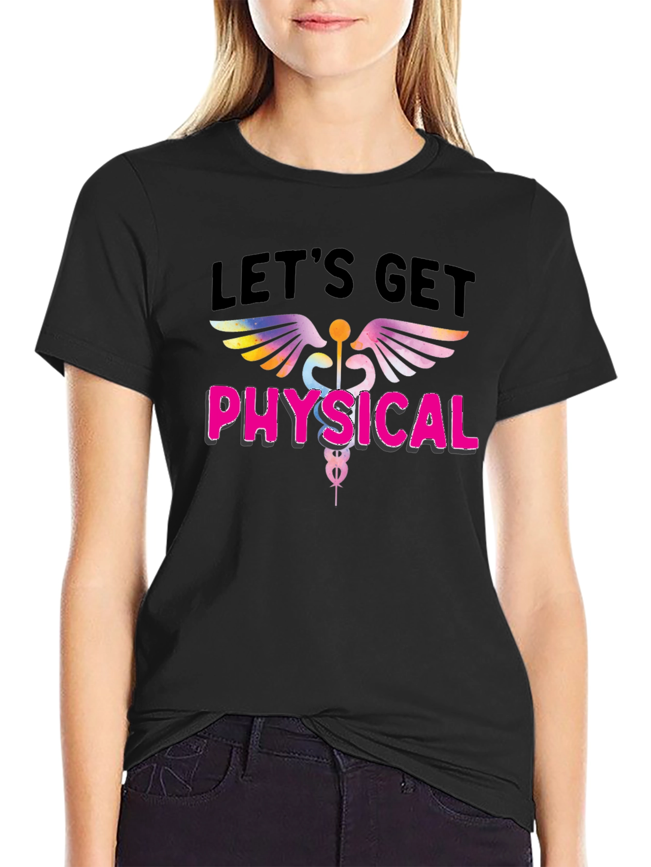 Lets Get Physical Graphic T-Shirt