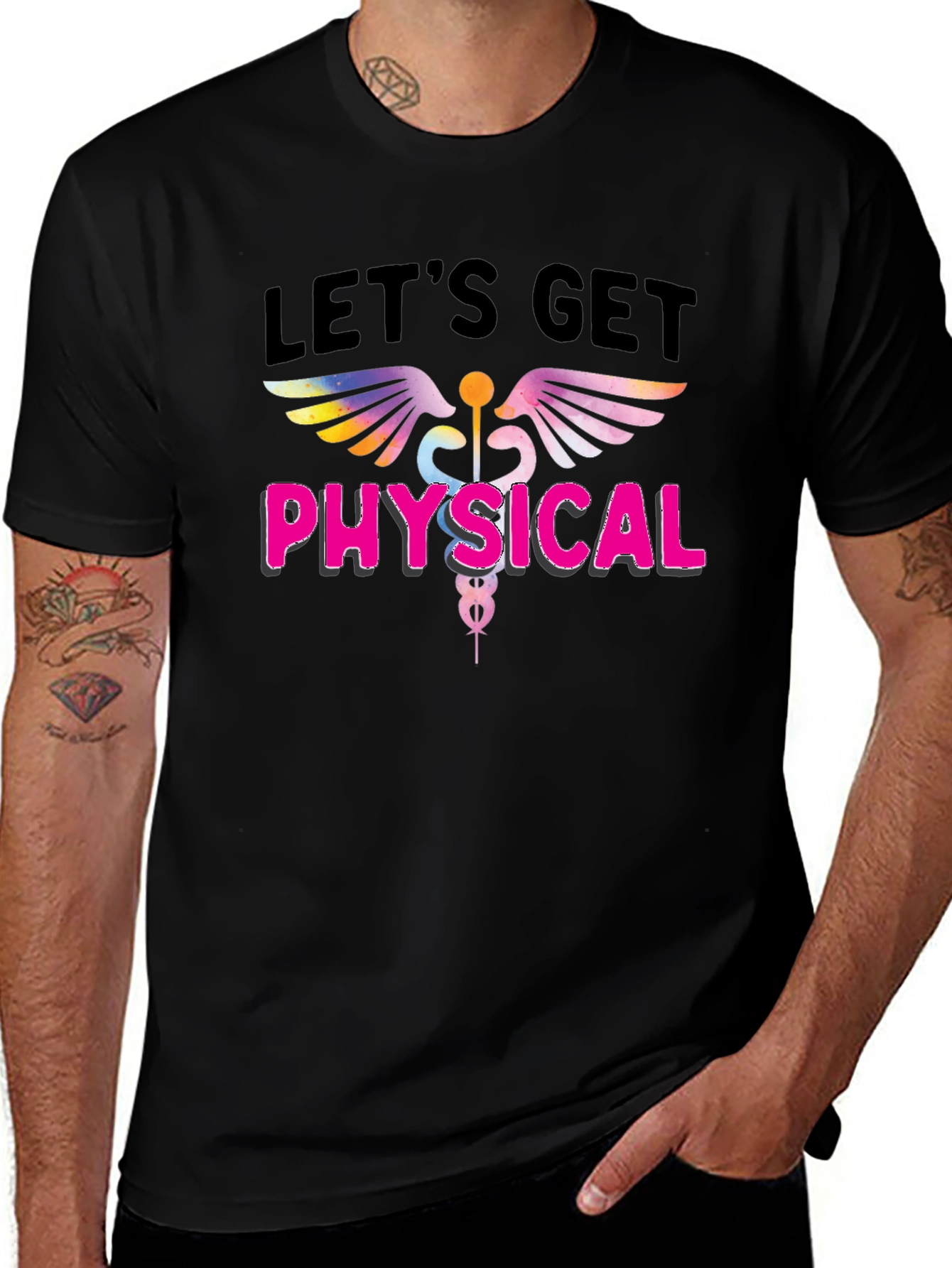 Lets Get Physical Graphic T-Shirt