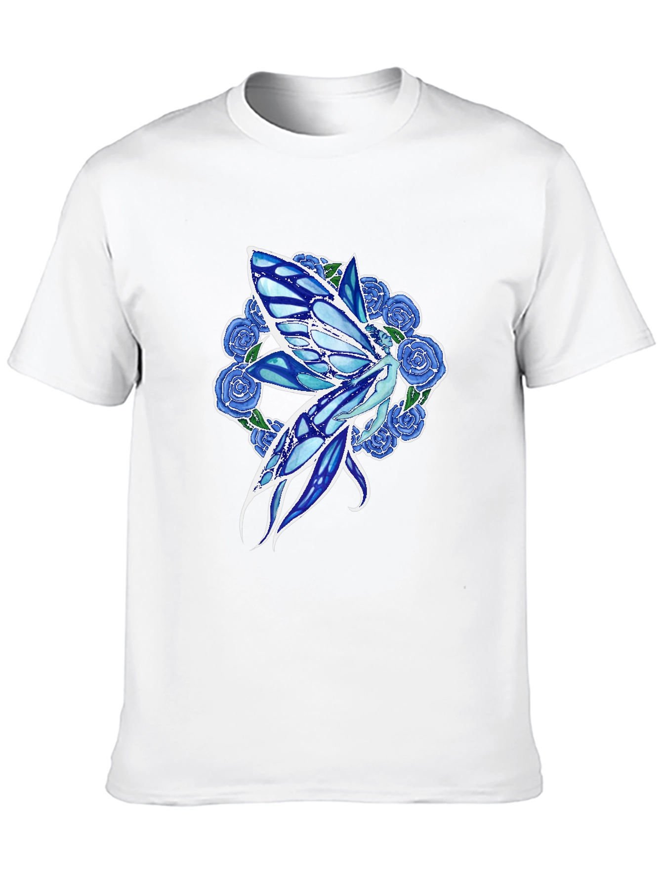 Fairy & Roses Graphic Tee - Black