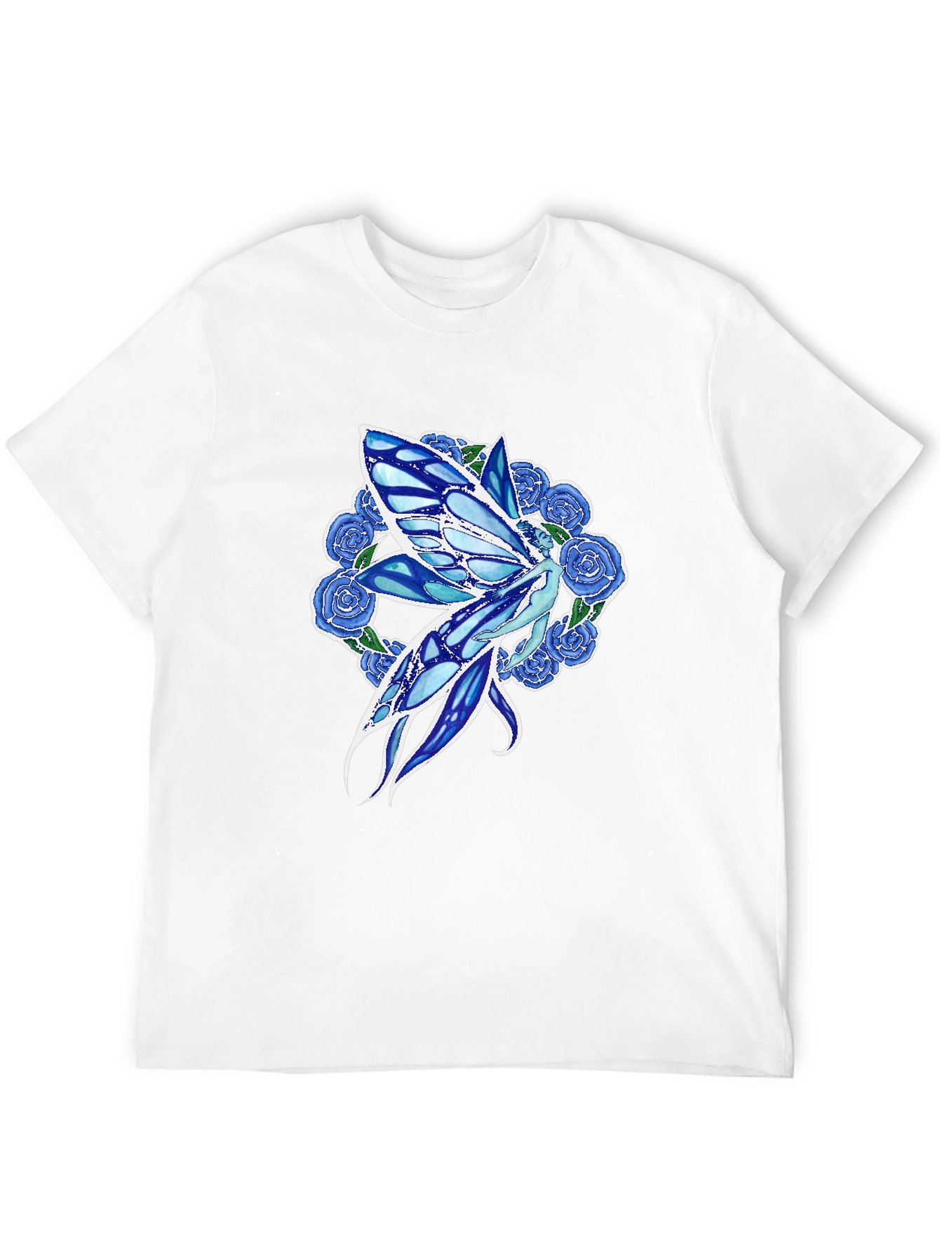 Fairy & Roses Graphic Tee - Black