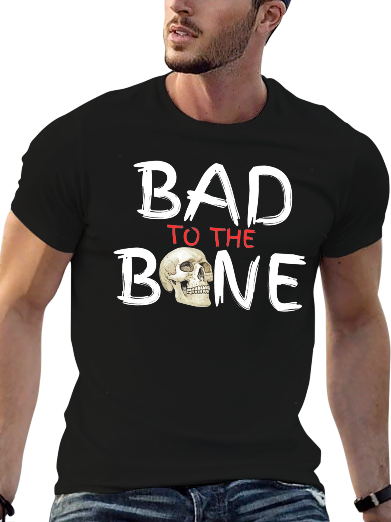 Bad to the Bone Graphic T-Shirt