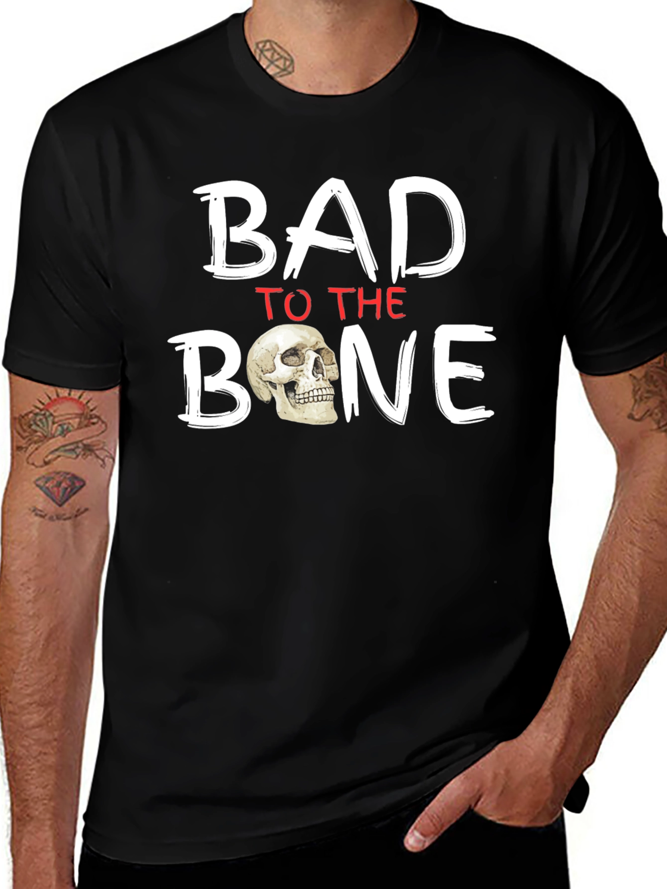 Bad to the Bone Graphic T-Shirt