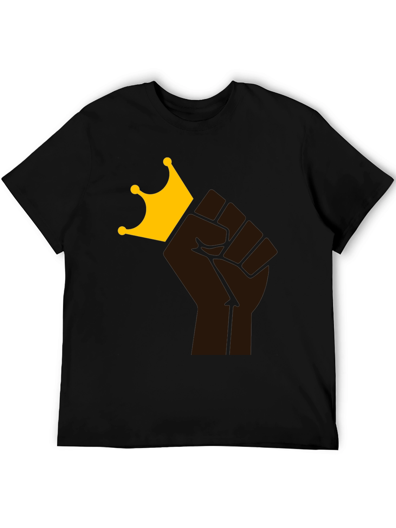 Black Power Fist King T-Shirt