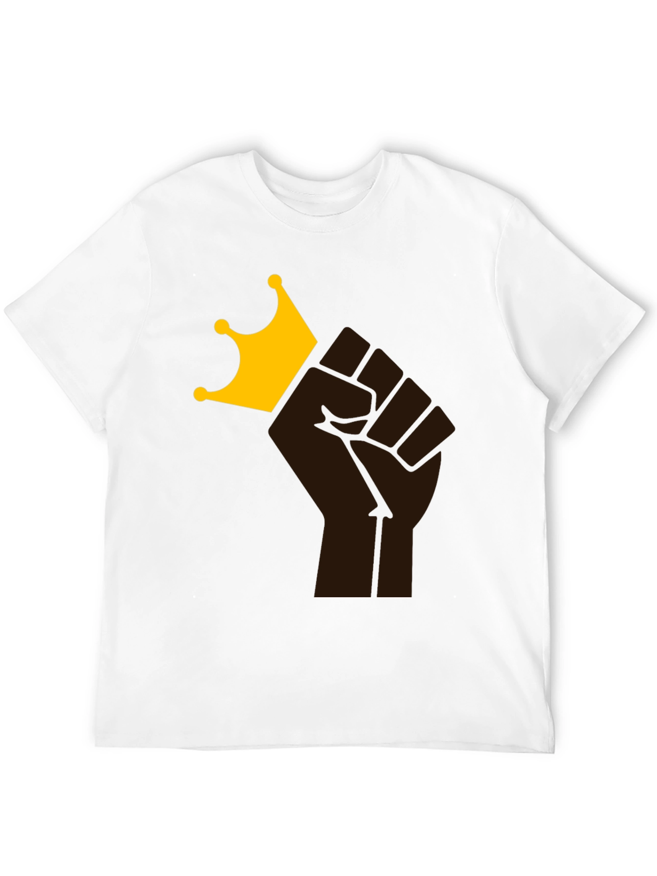 Black Power Fist King T-Shirt