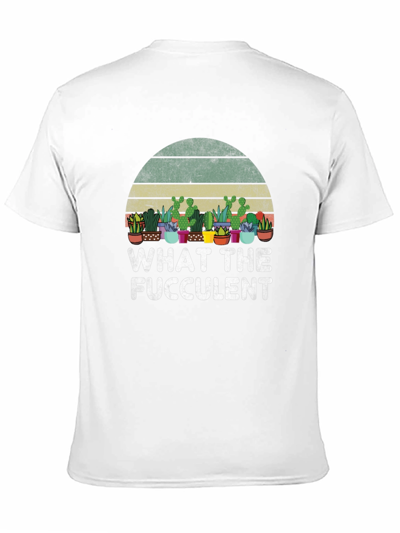 What The Fucculent Succulent Plant Graphic T-Shirt