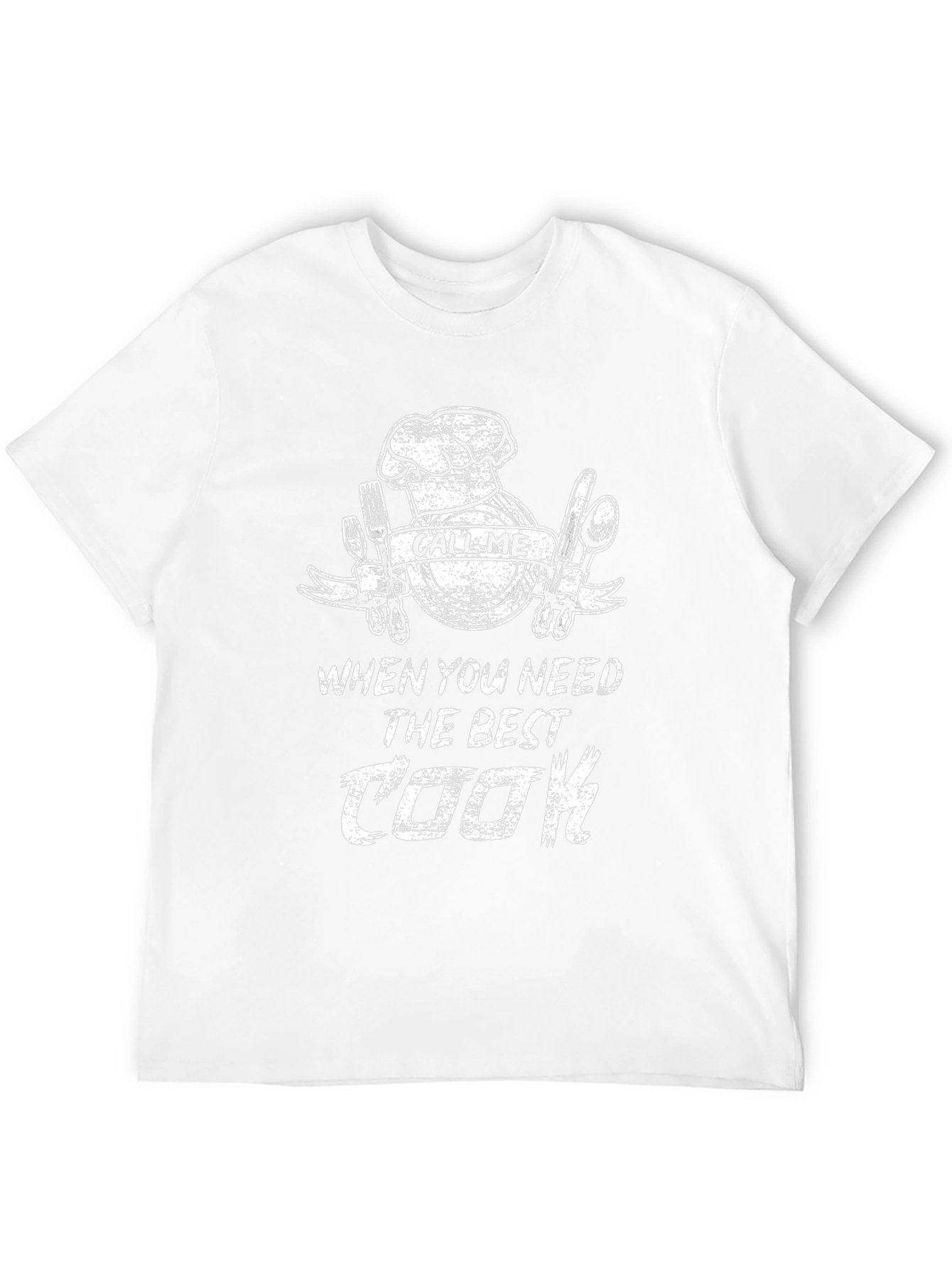 Best Cook T-Shirt - Chef Hat Cutlery Graphic Tee