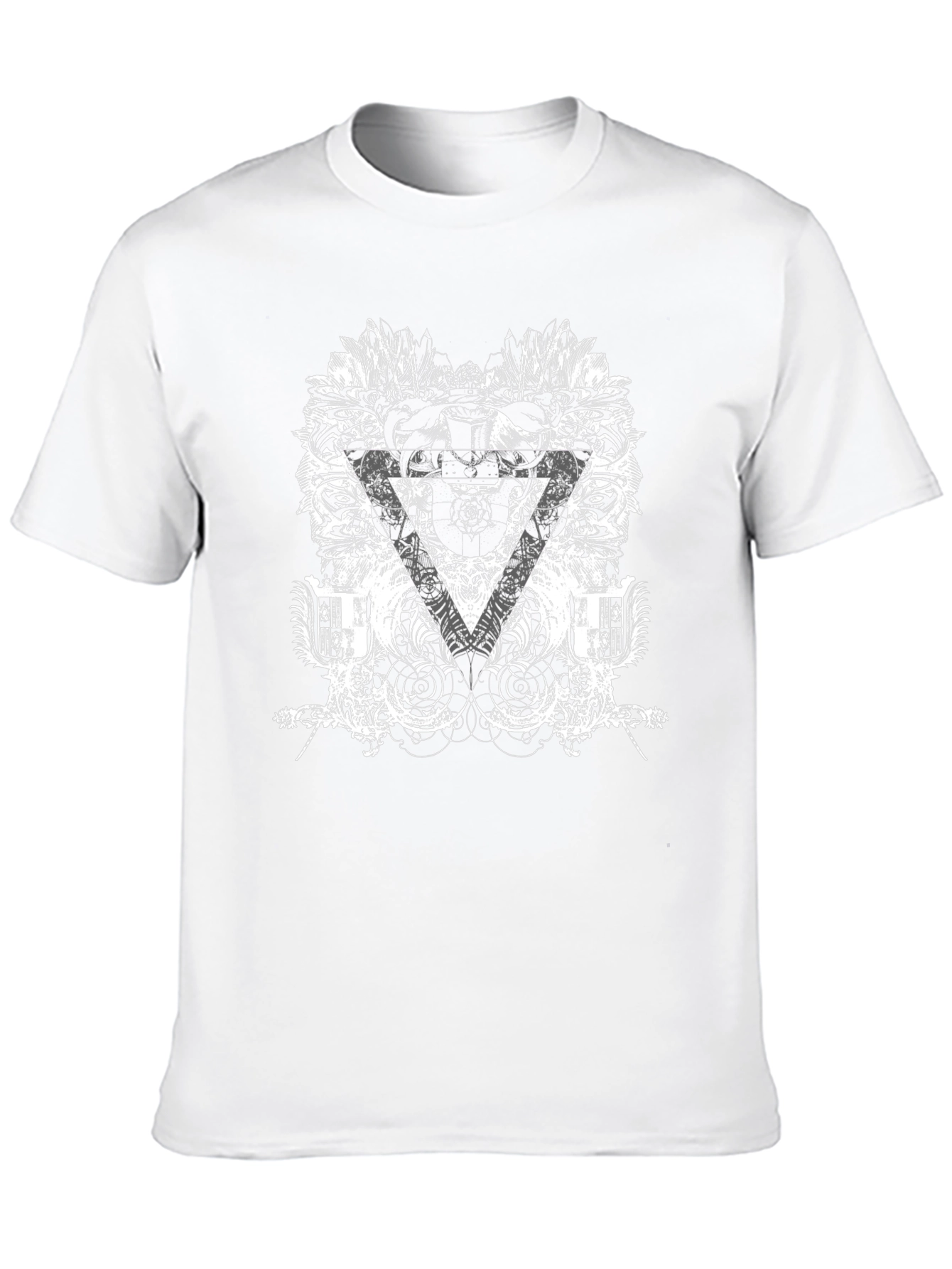 Edgy Graphic Print Black T-Shirt