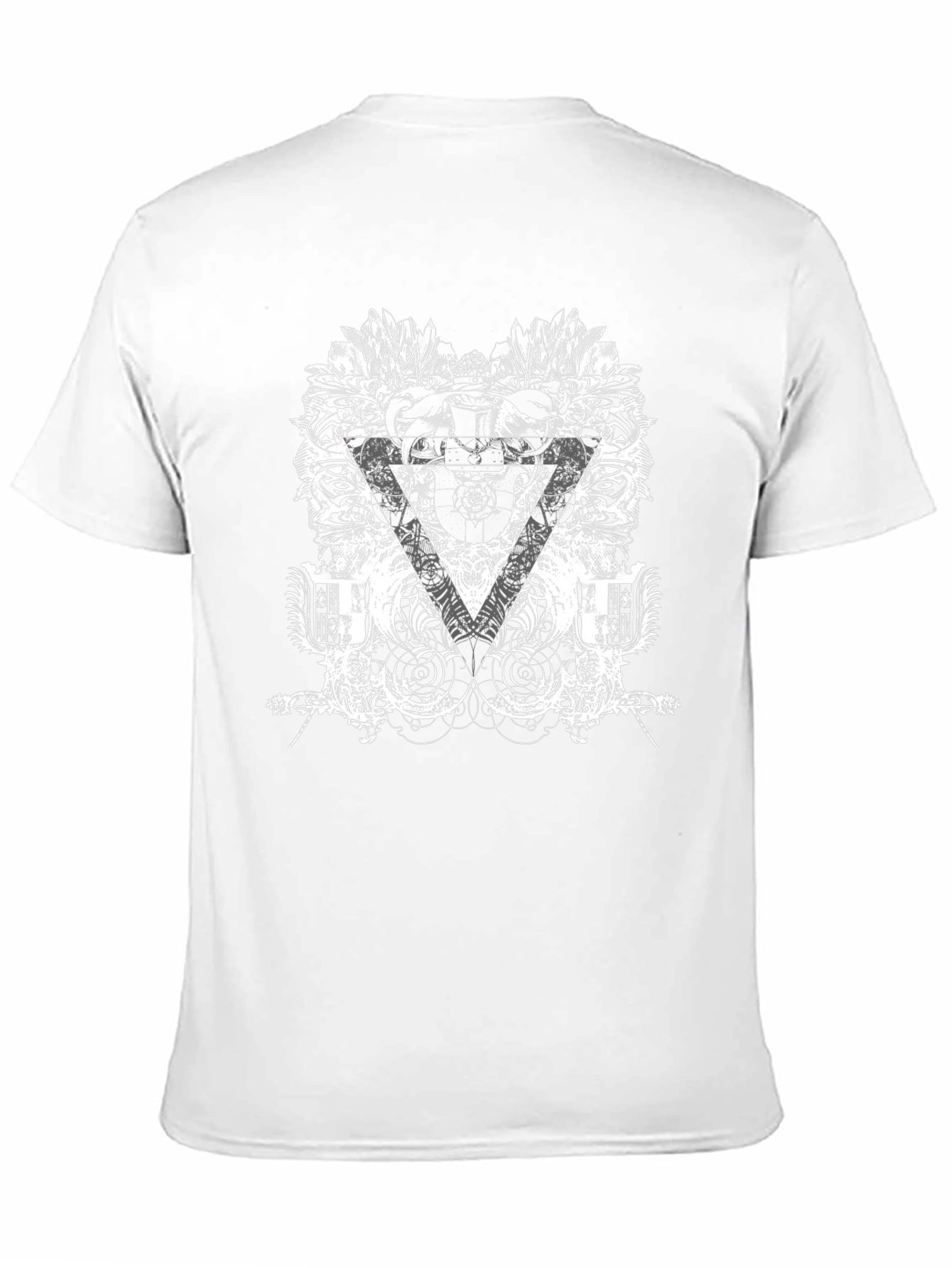 Edgy Graphic Print Black T-Shirt