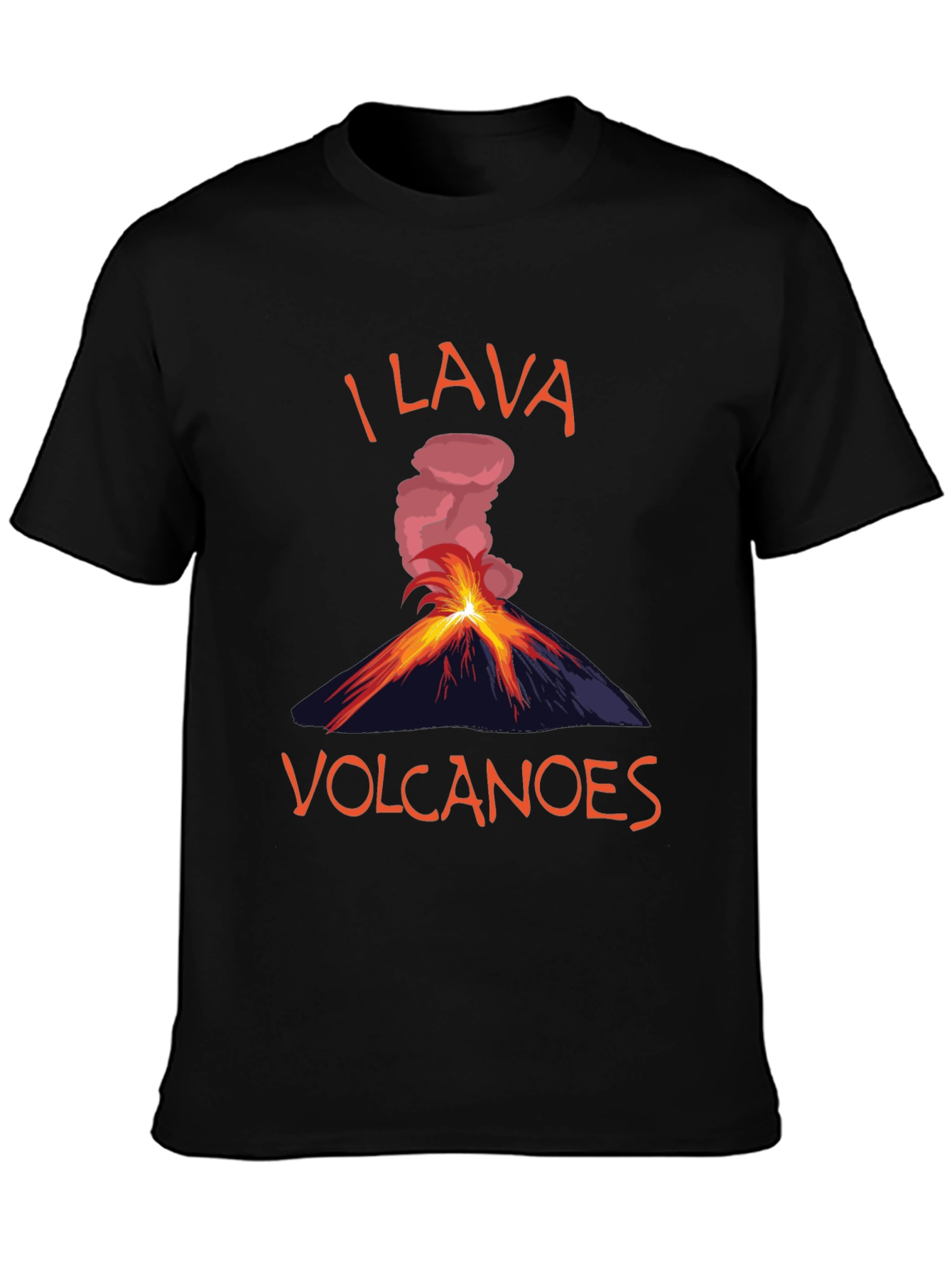 I Lava Volcanoes T-Shirt Funny Graphic Tee