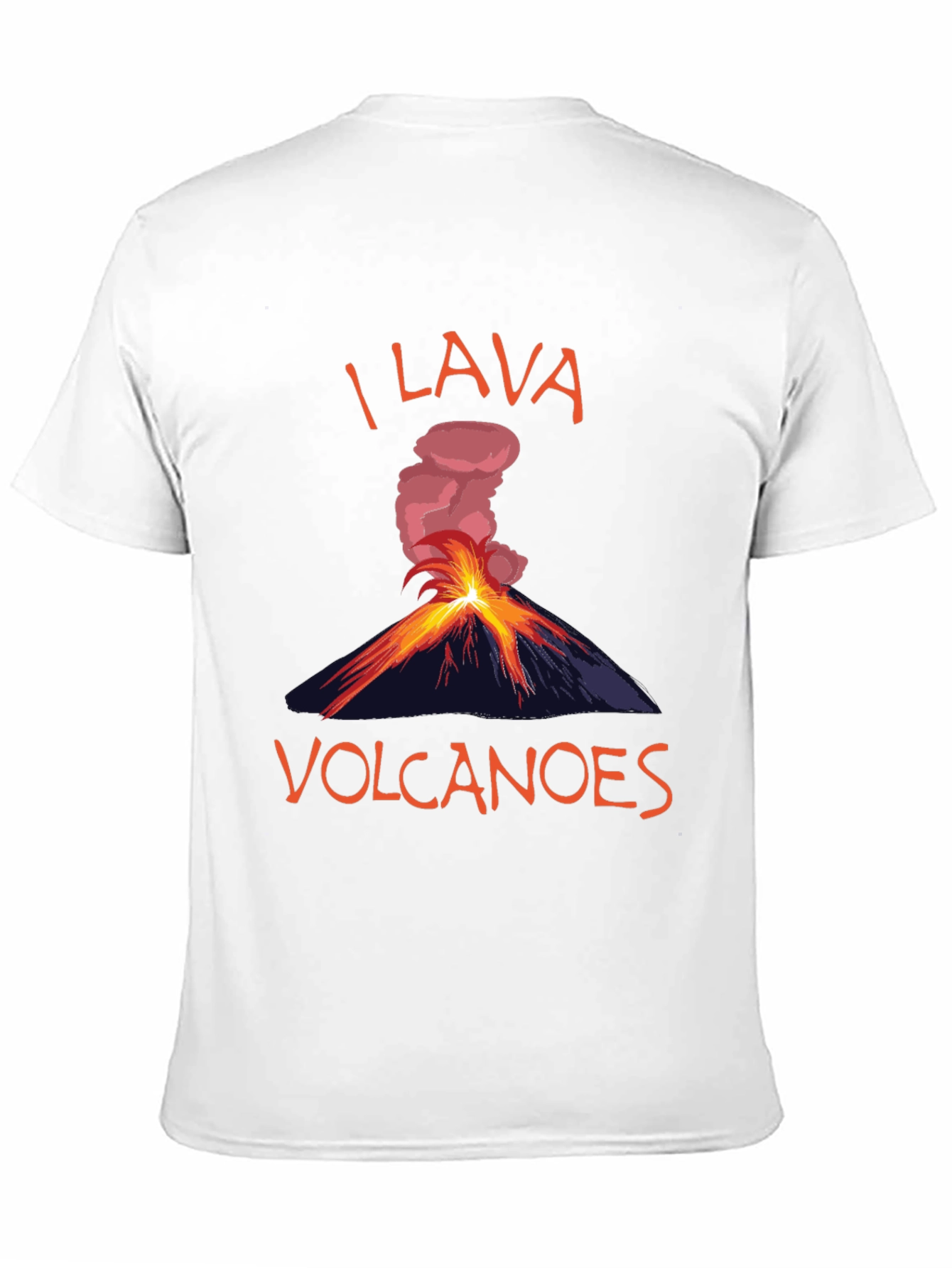 I Lava Volcanoes T-Shirt Funny Graphic Tee