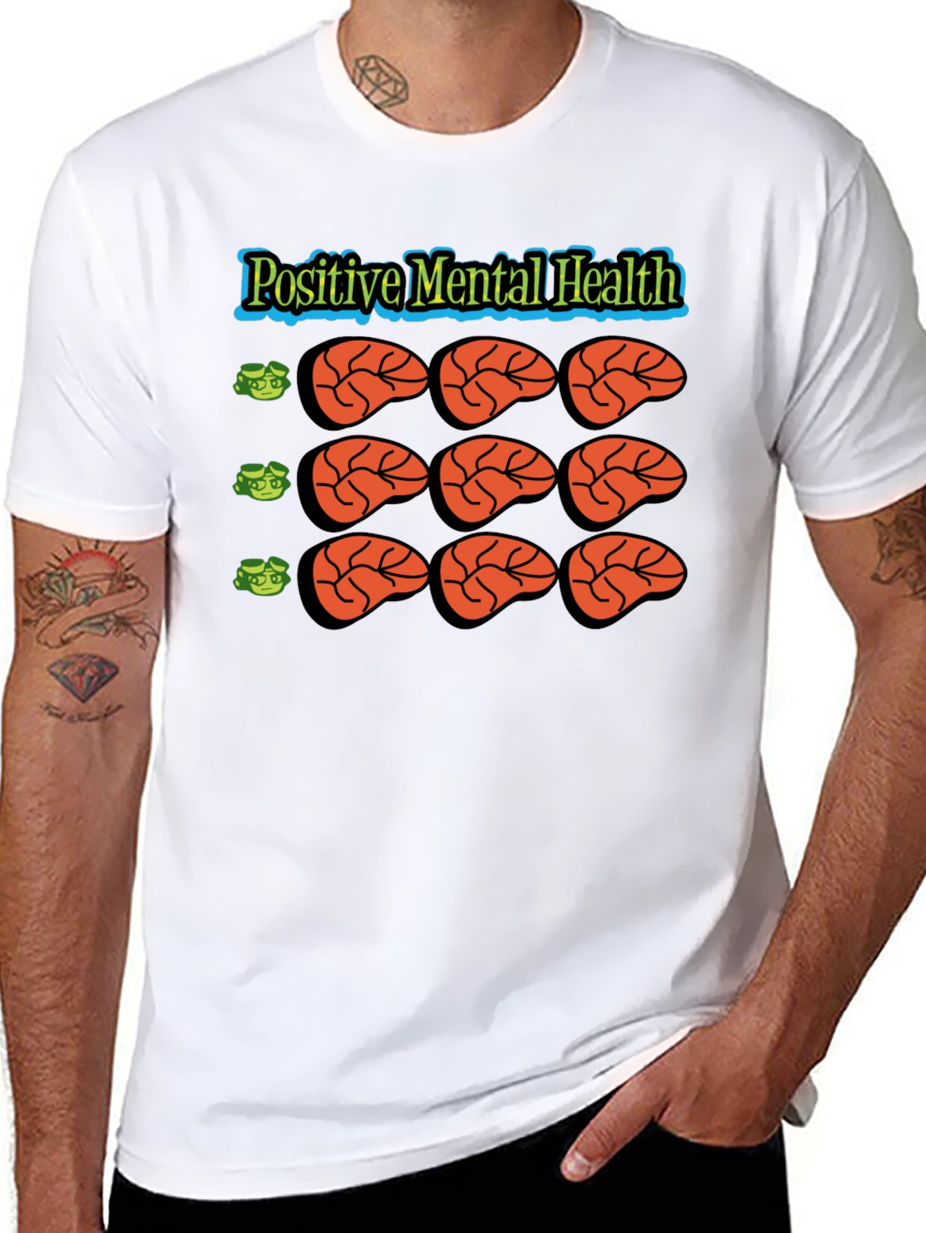 Positive Mental Health Graphic Tee