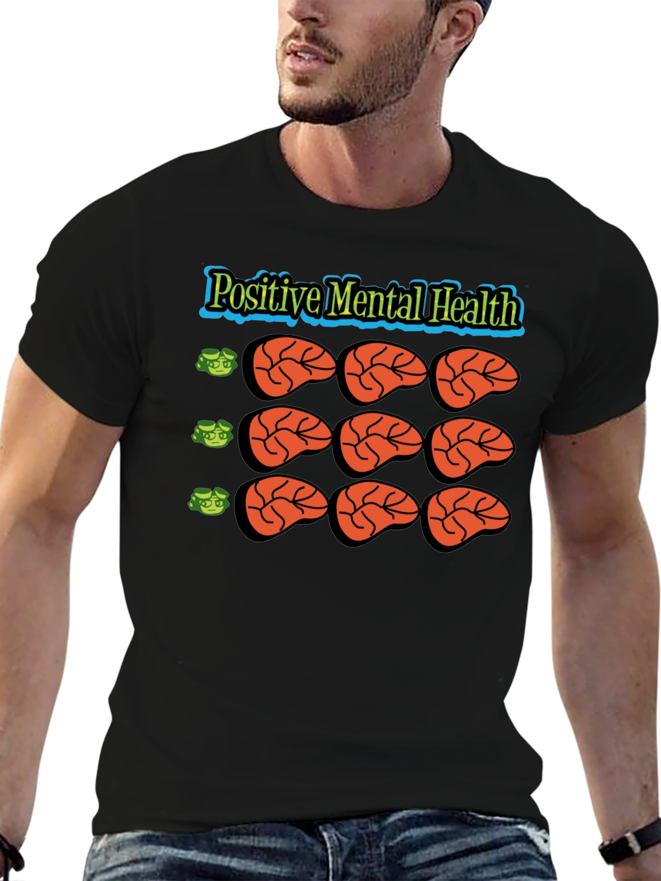 Positive Mental Health Graphic Tee