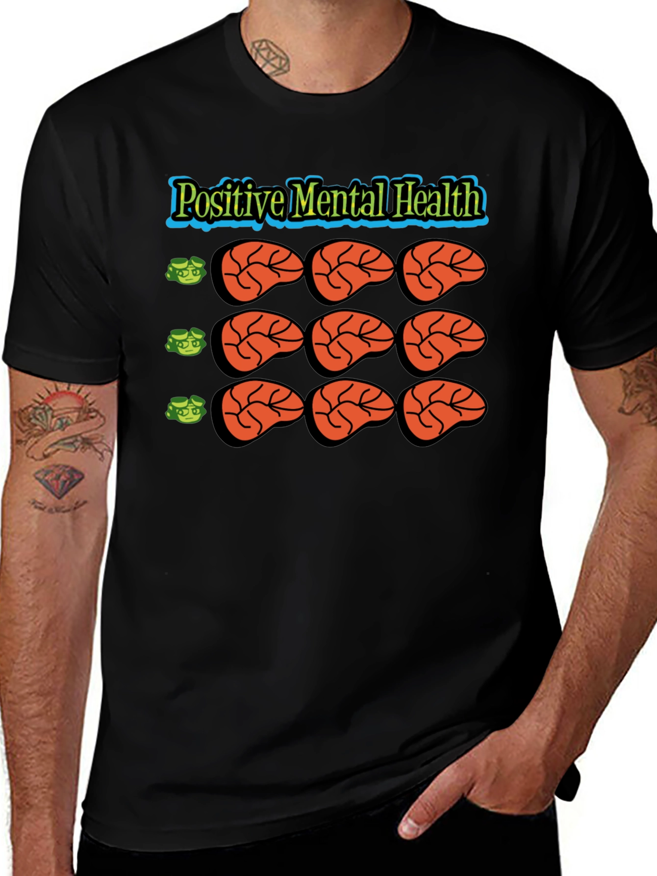 Positive Mental Health Graphic Tee