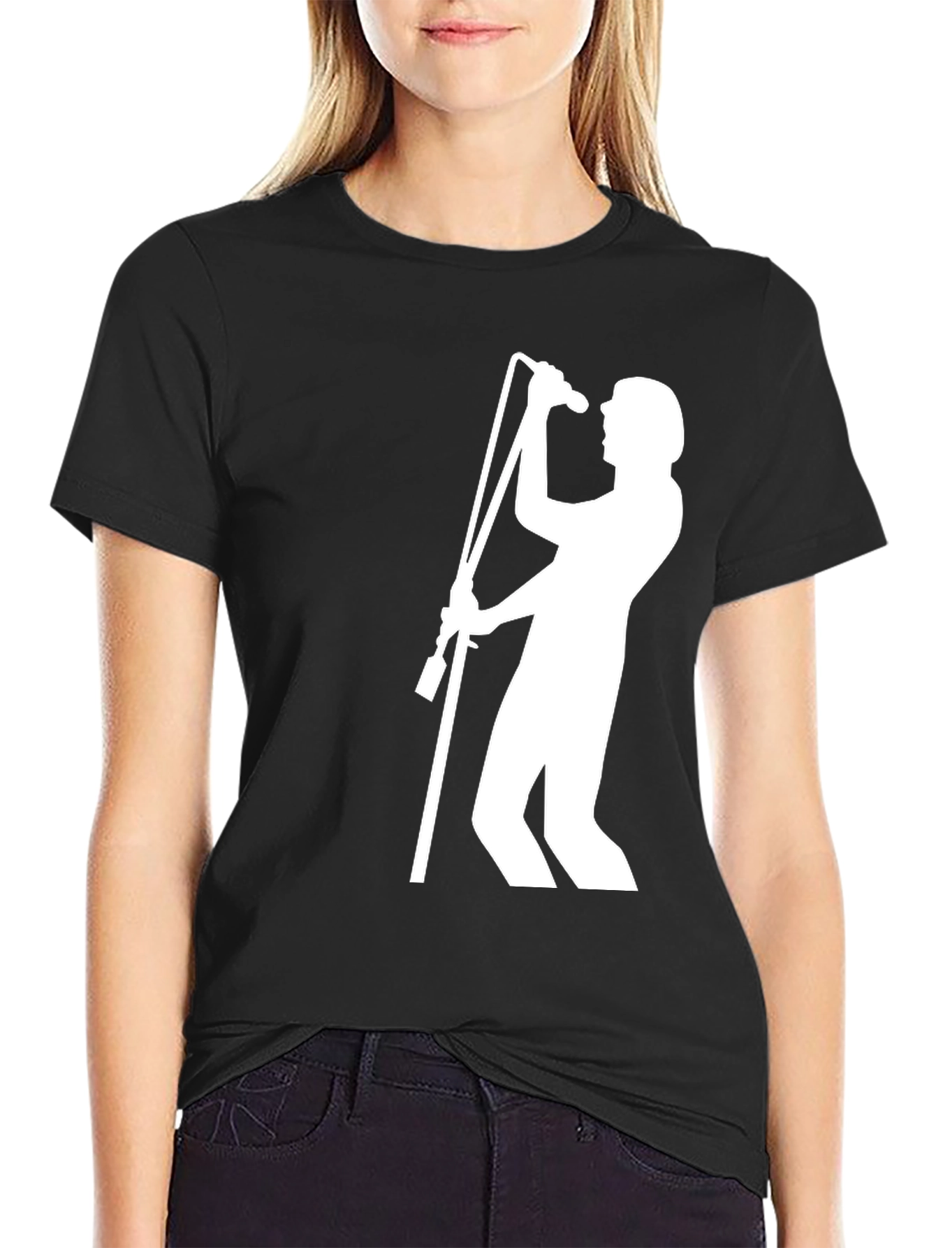 Singer Graphic Black T-Shirt