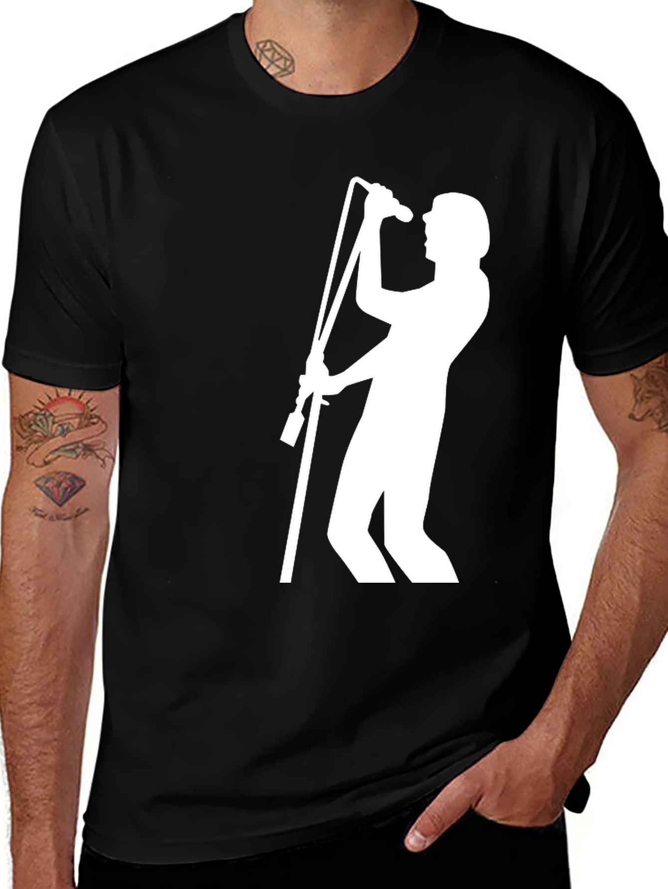 Singer Graphic Black T-Shirt