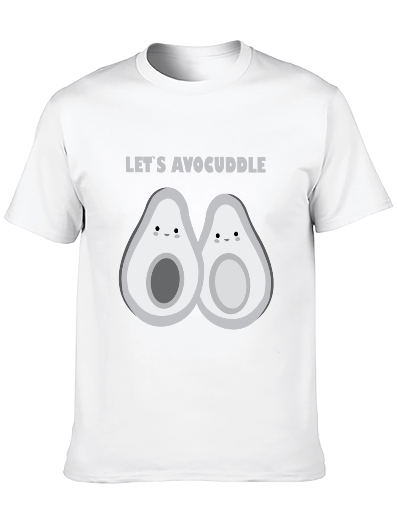 Lets Avocuddle Black Graphic Tee