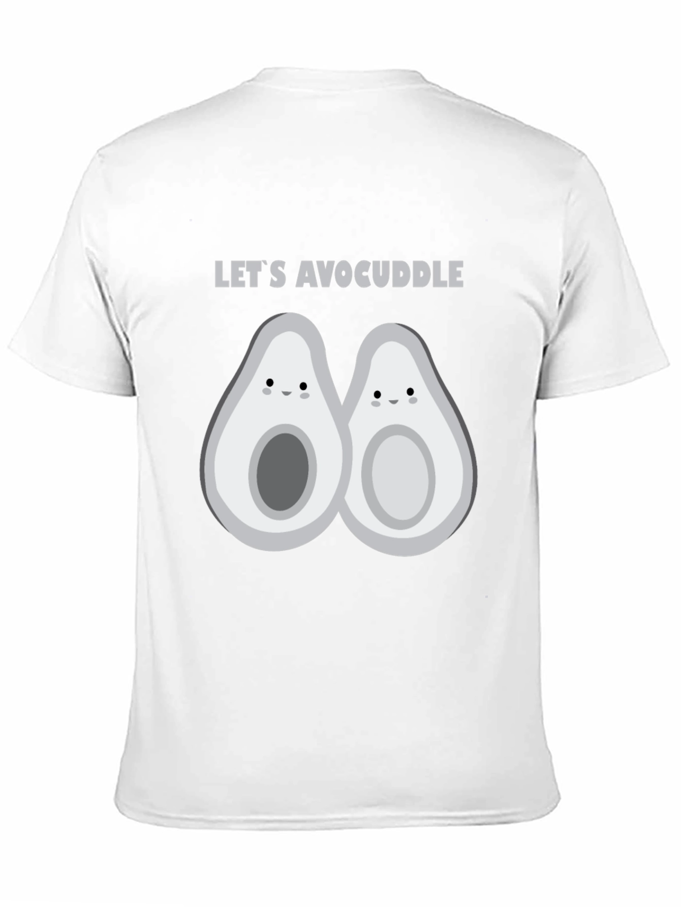 Lets Avocuddle Black Graphic Tee