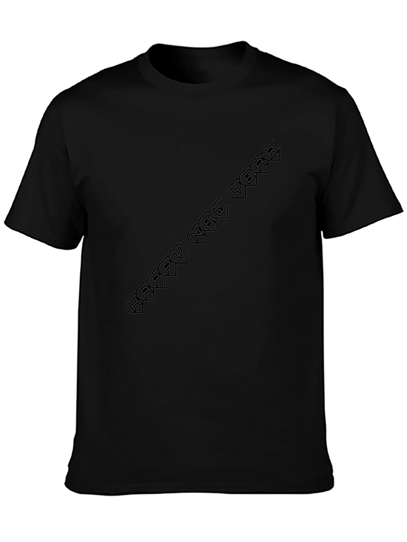 New Year Celebration Black T-Shirt